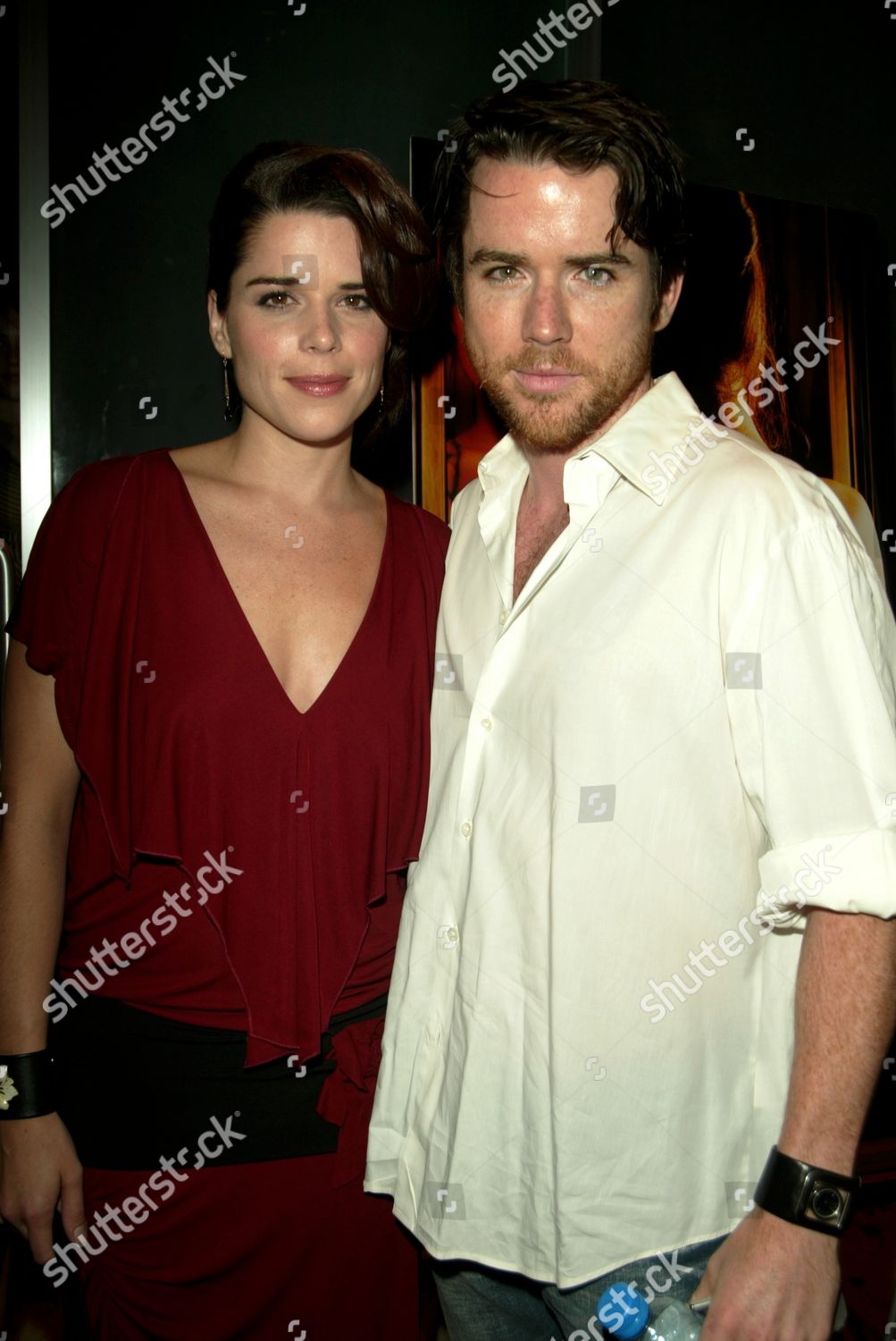 Neve Campbell Brother Christian Campbell Editorial Stock Photo - Stock