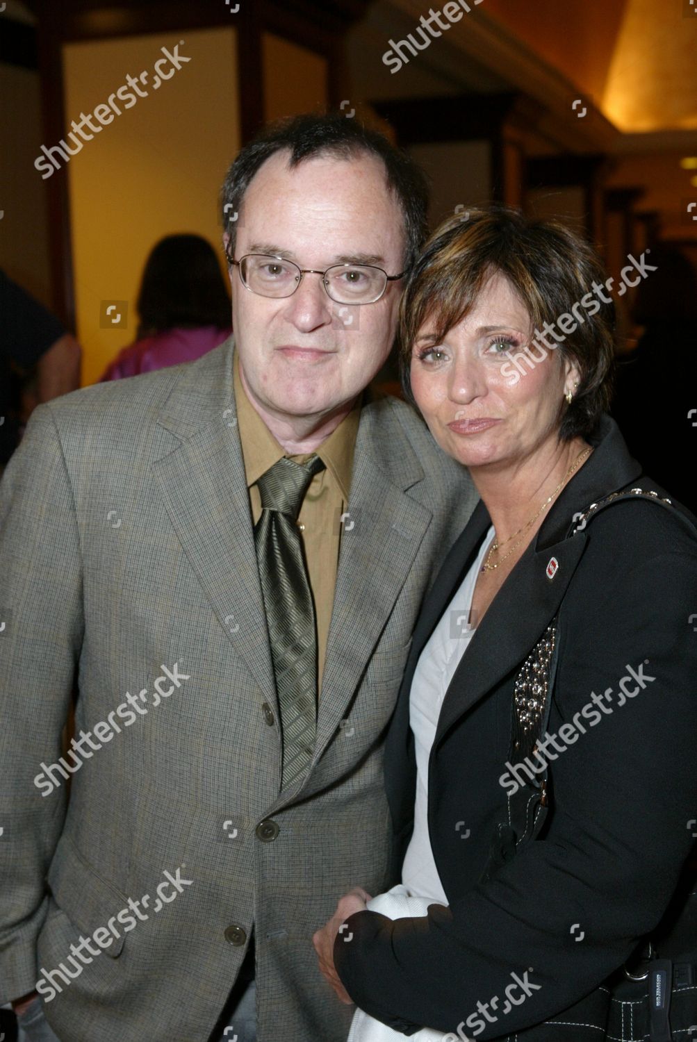 David Lander Wife Editorial Stock Photo - Stock Image 