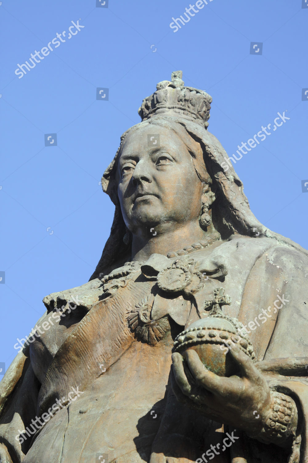 Queen Victoria Statue Outside Town Hall Editorial Stock Photo Stock