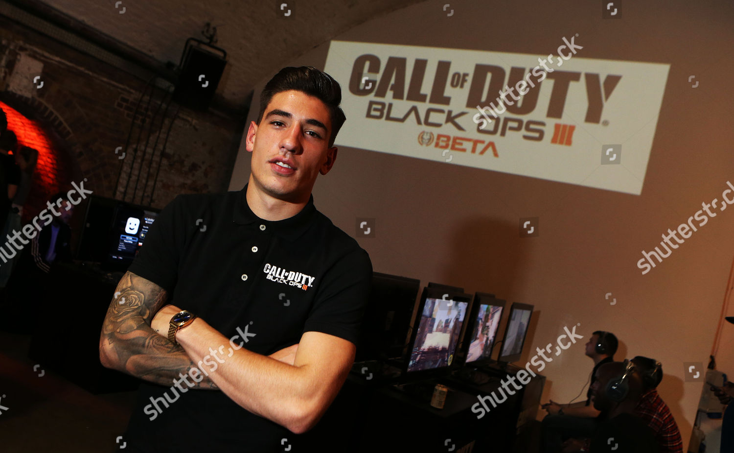 Hector Bellerin Call Duty Black Ops Editorial Stock Photo - Stock