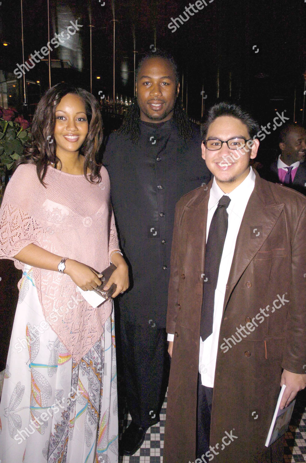 Lennox Lewis Girlfriend Violet Prince Azim Editorial Stock Photo ...