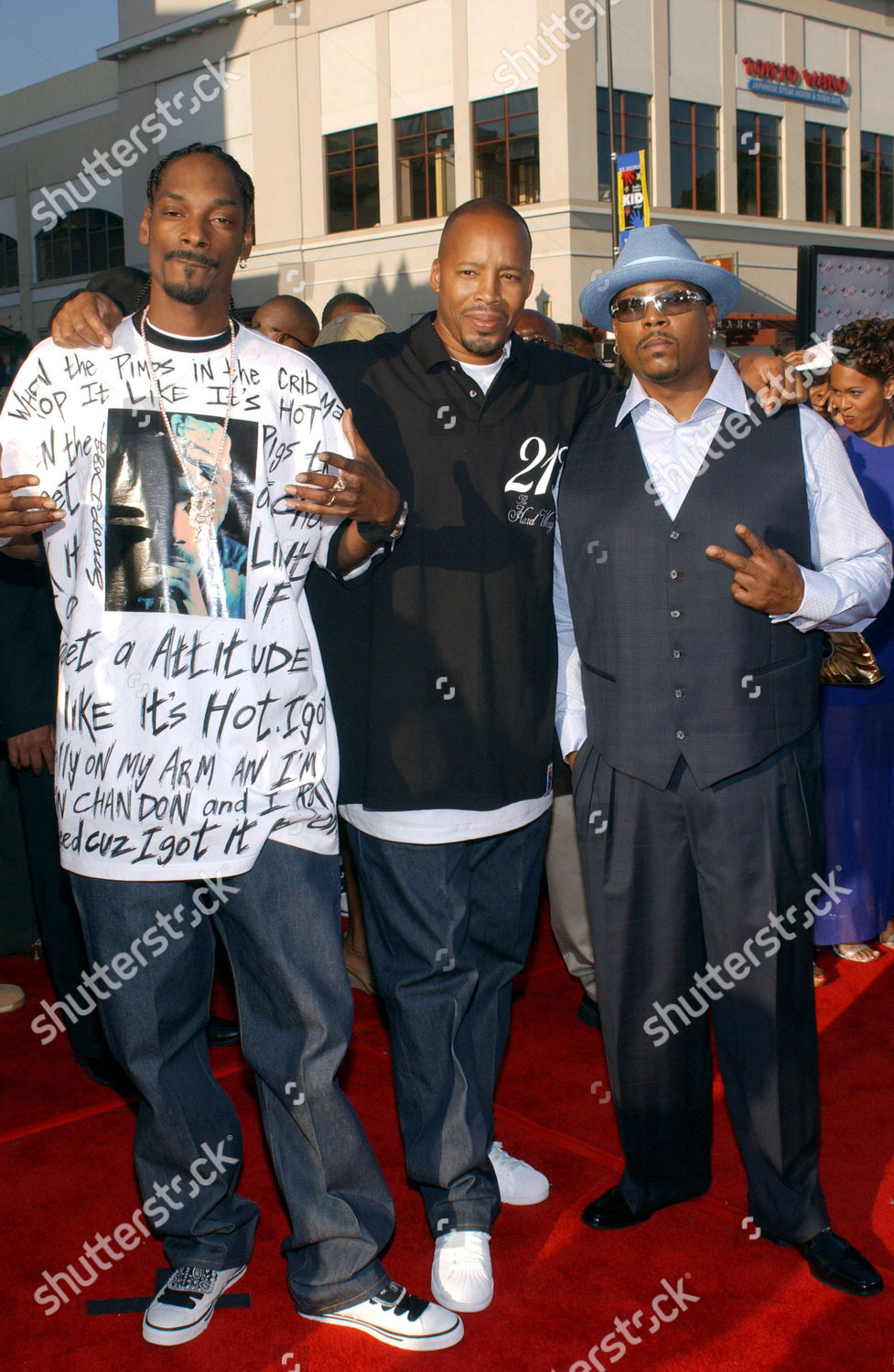 213 Snoop Dogg Warren G Nate Dogg Redaktionelles Stockfoto