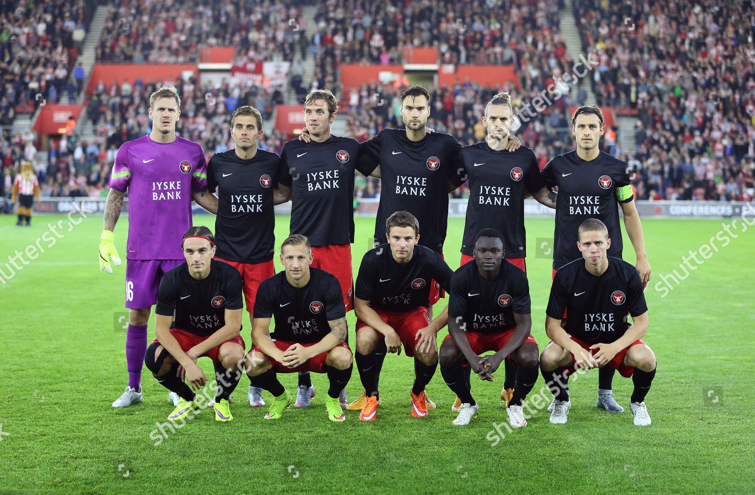 Fc Midtjylland Team Before Kick Off Southampton Editorial Stock Photo Stock Image Shutterstock