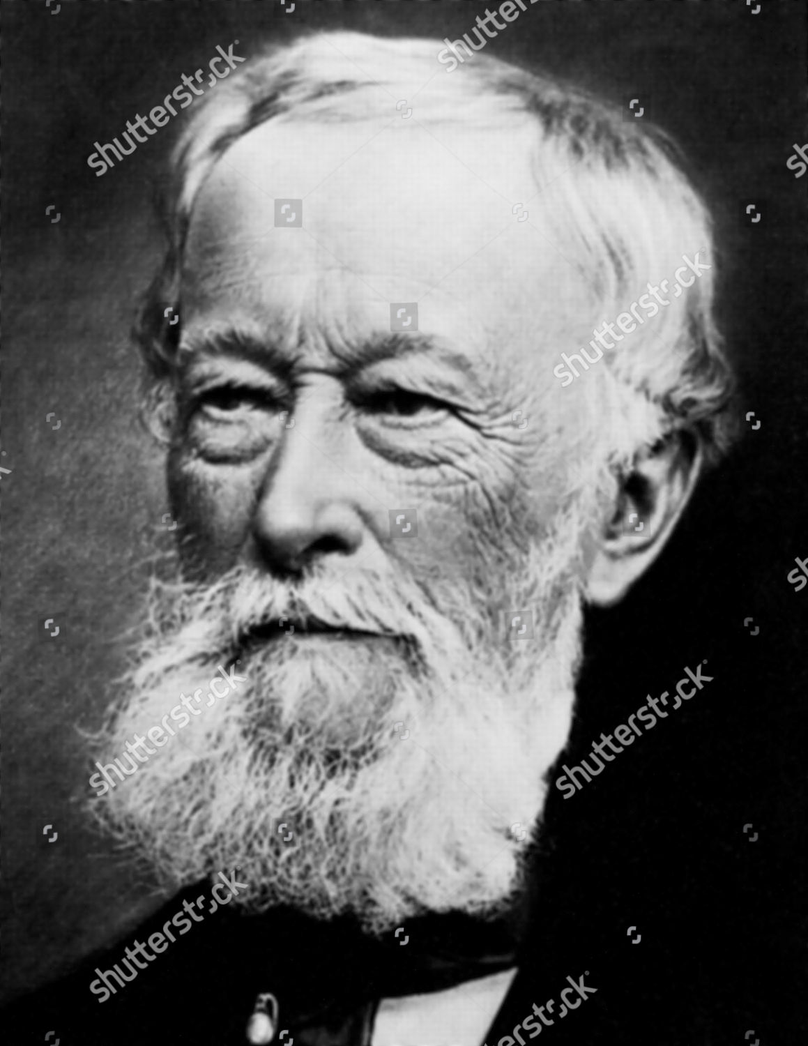 Alfred Krupp German Armament Manufacturer Portrait Editorial Stock ...