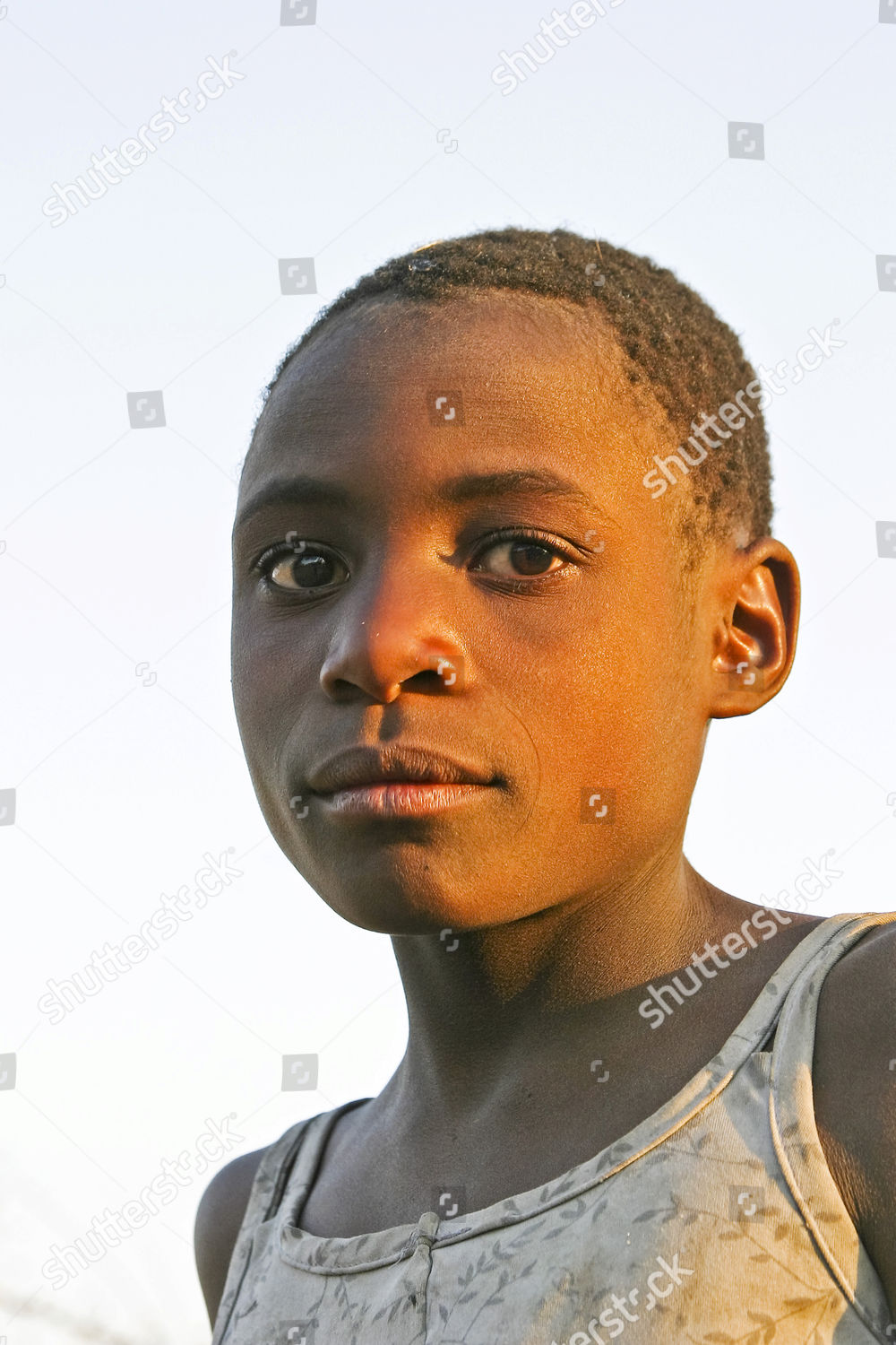 Namibian Girl Caprivi Strip Namibia Africa Editorial Stock Photo