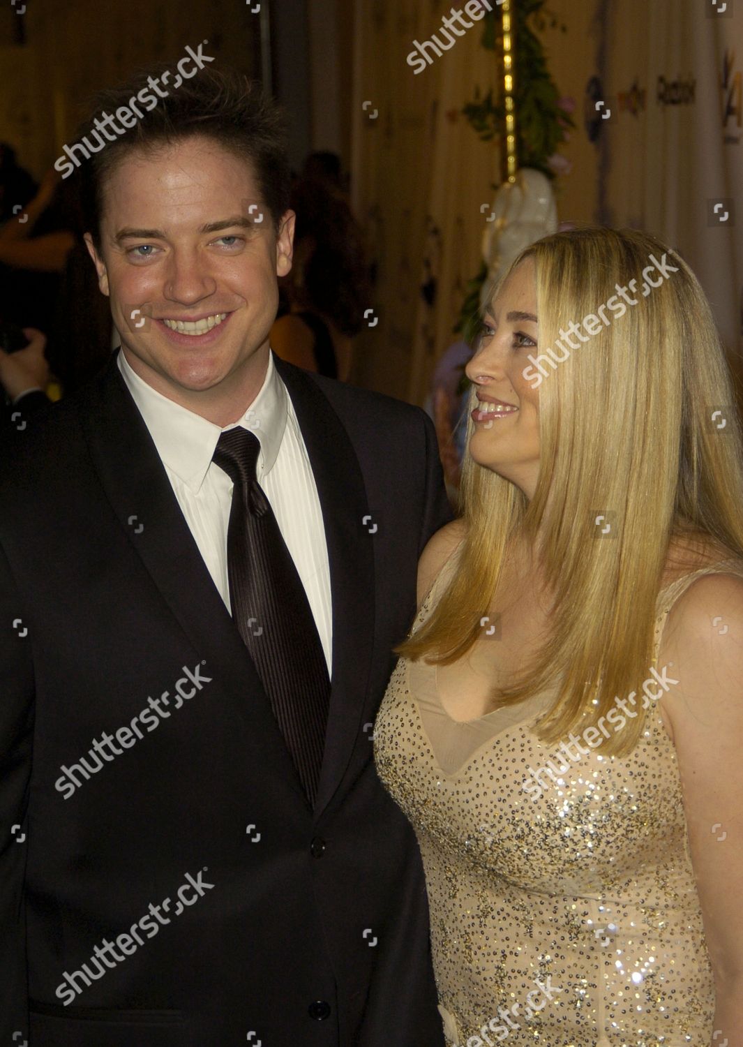 Brendan Fraser Wife Afton Editorial Stock Photo Stock Image