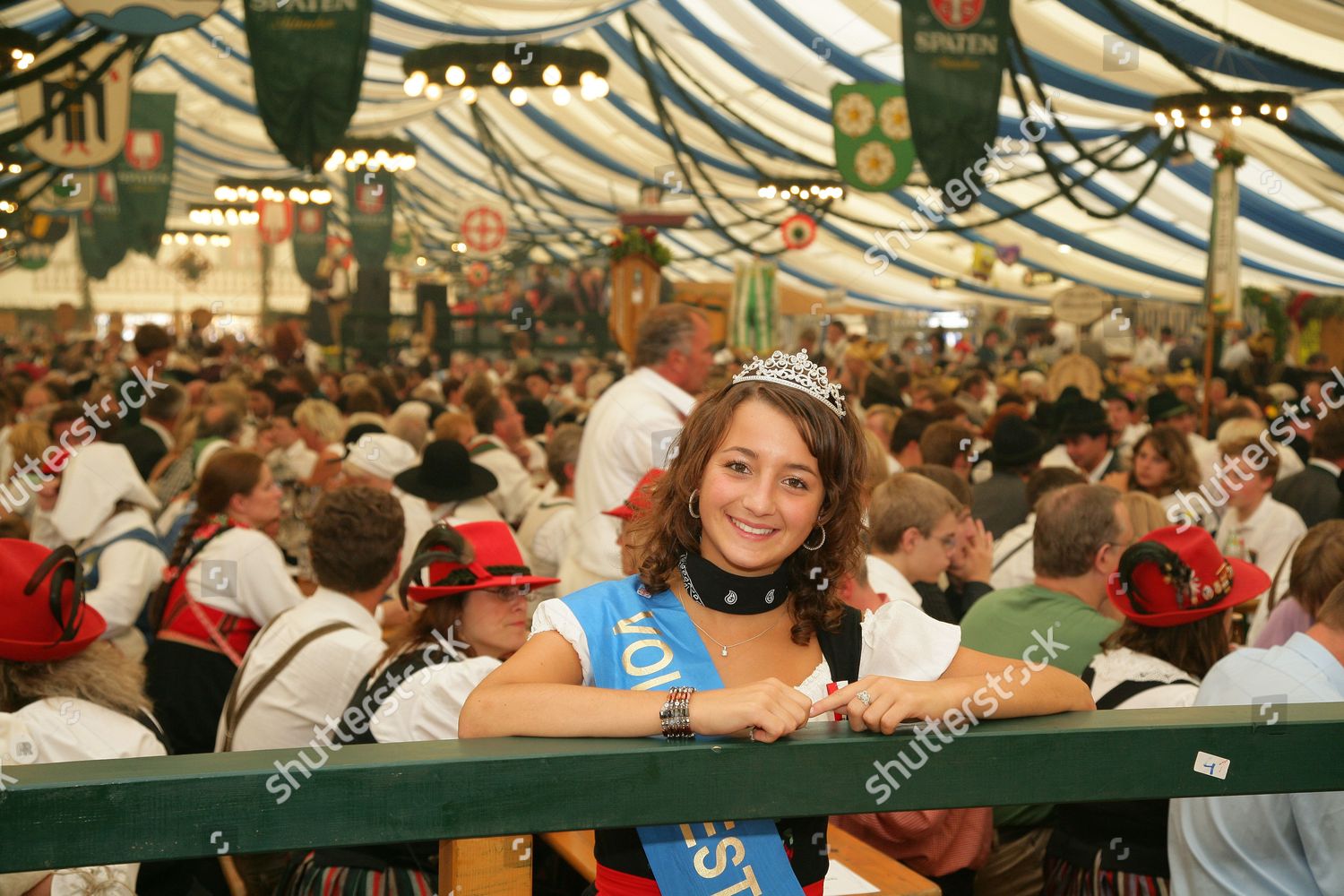 Festival Queen Beer Tent International Festival Editorial Stock Photo