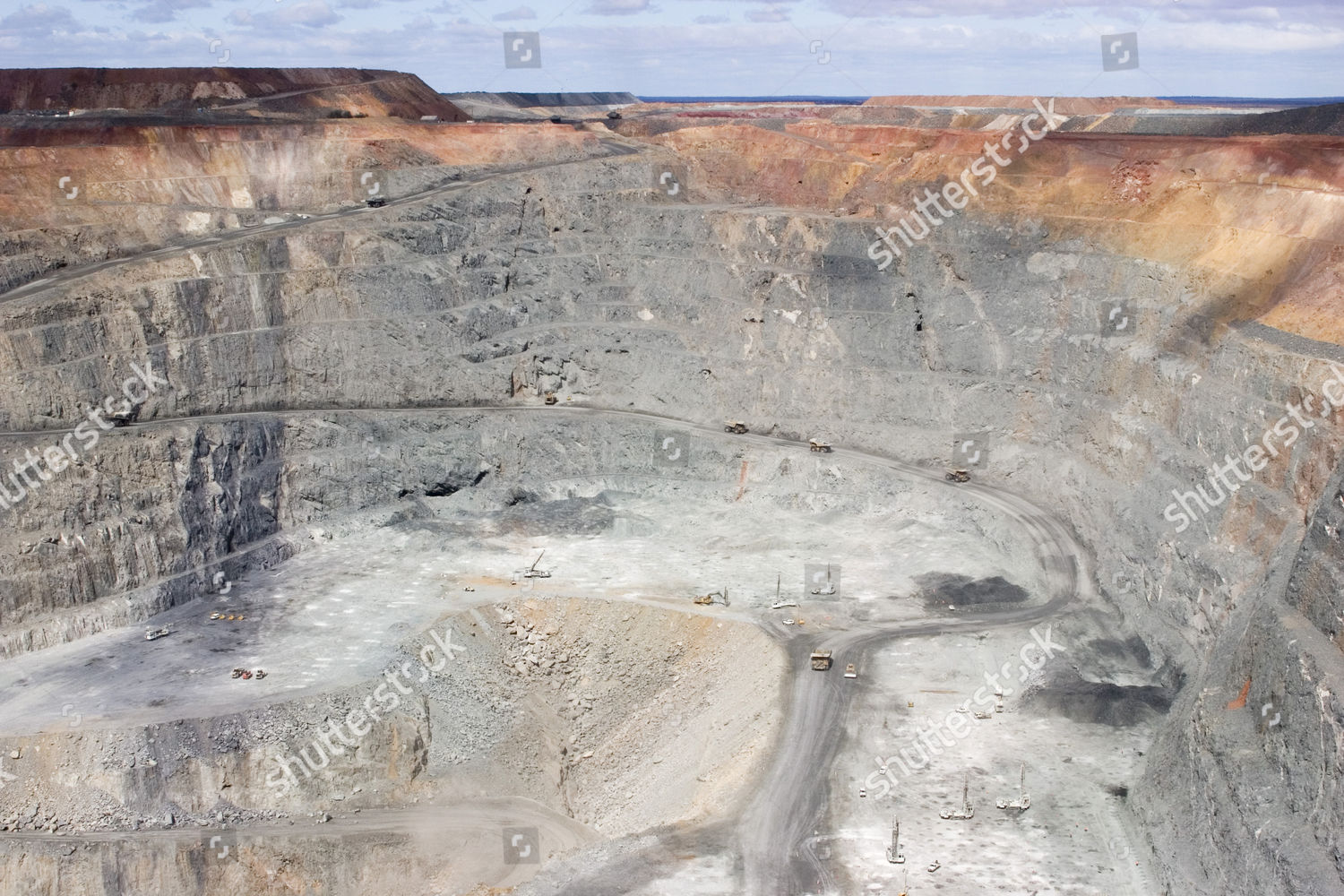 Super Pit Gold Mine Lookout Kalgoorlie Editorial Stock Photo Stock