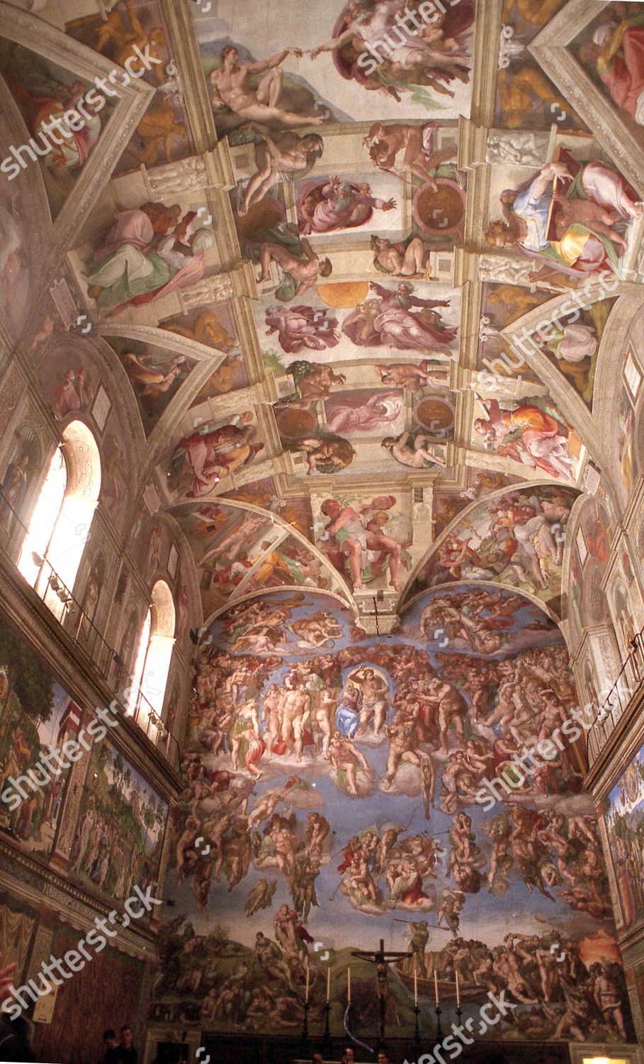 Sistine Chapel Ceiling By Michelangelo Vatican Built