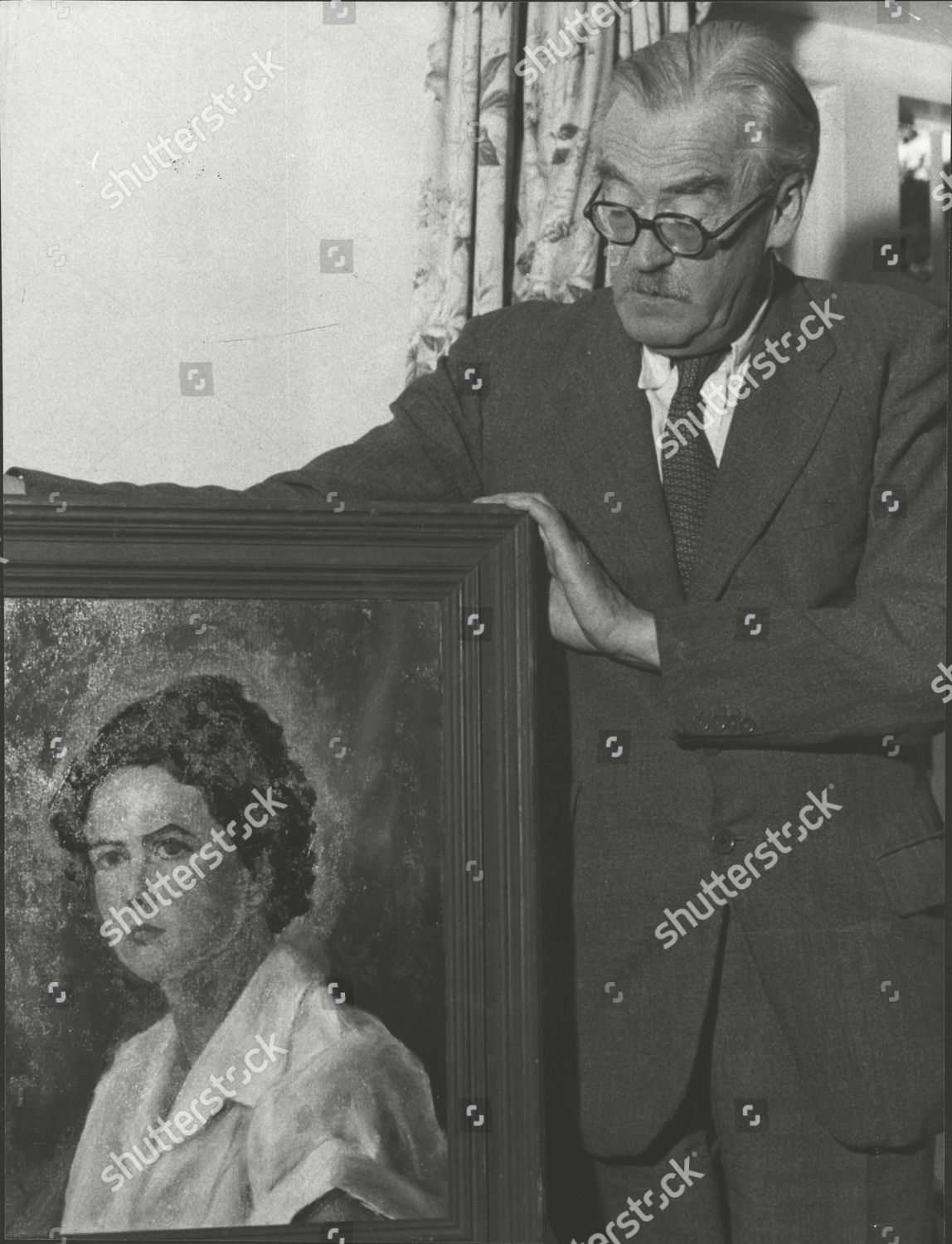 Sir Timothy Eden Holding Portrait He Editorial Stock Photo - Stock ...