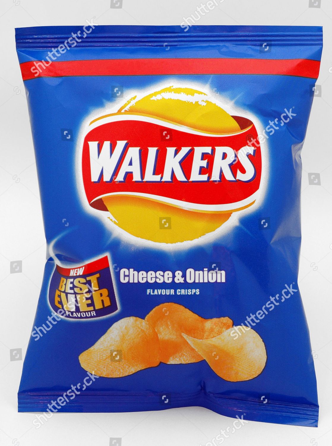 Walkers Cheese Onion Crisps Editorial Stock Photo - Stock Image ...