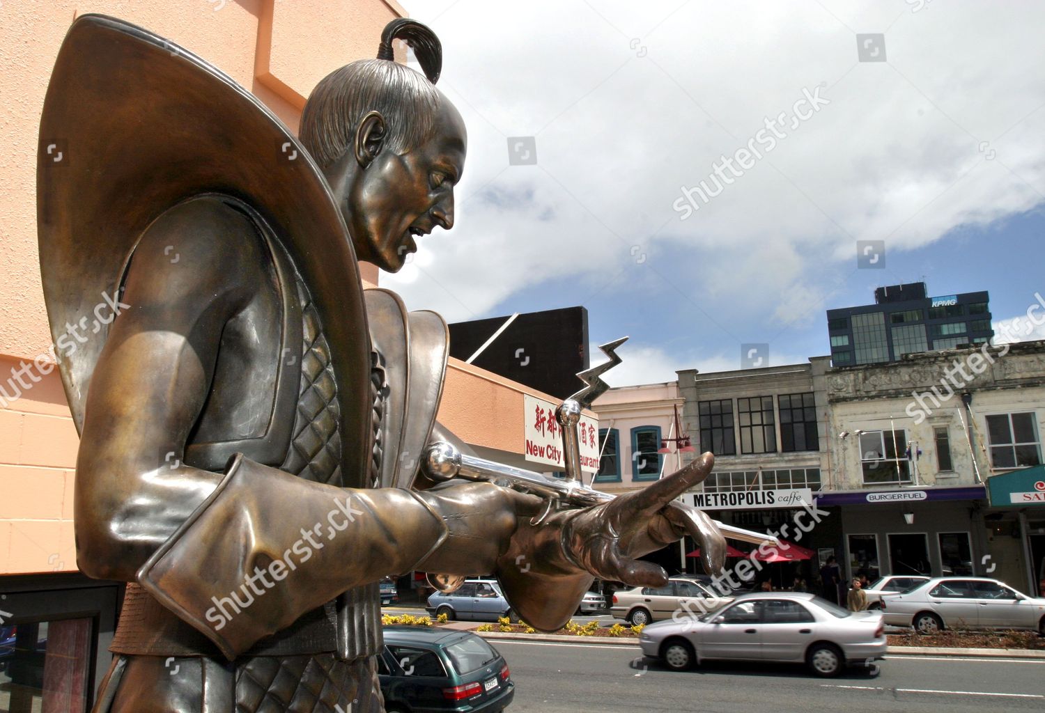Bronze Statue Character Riff Raff Statue Editorial Stock Photo - Stock ...