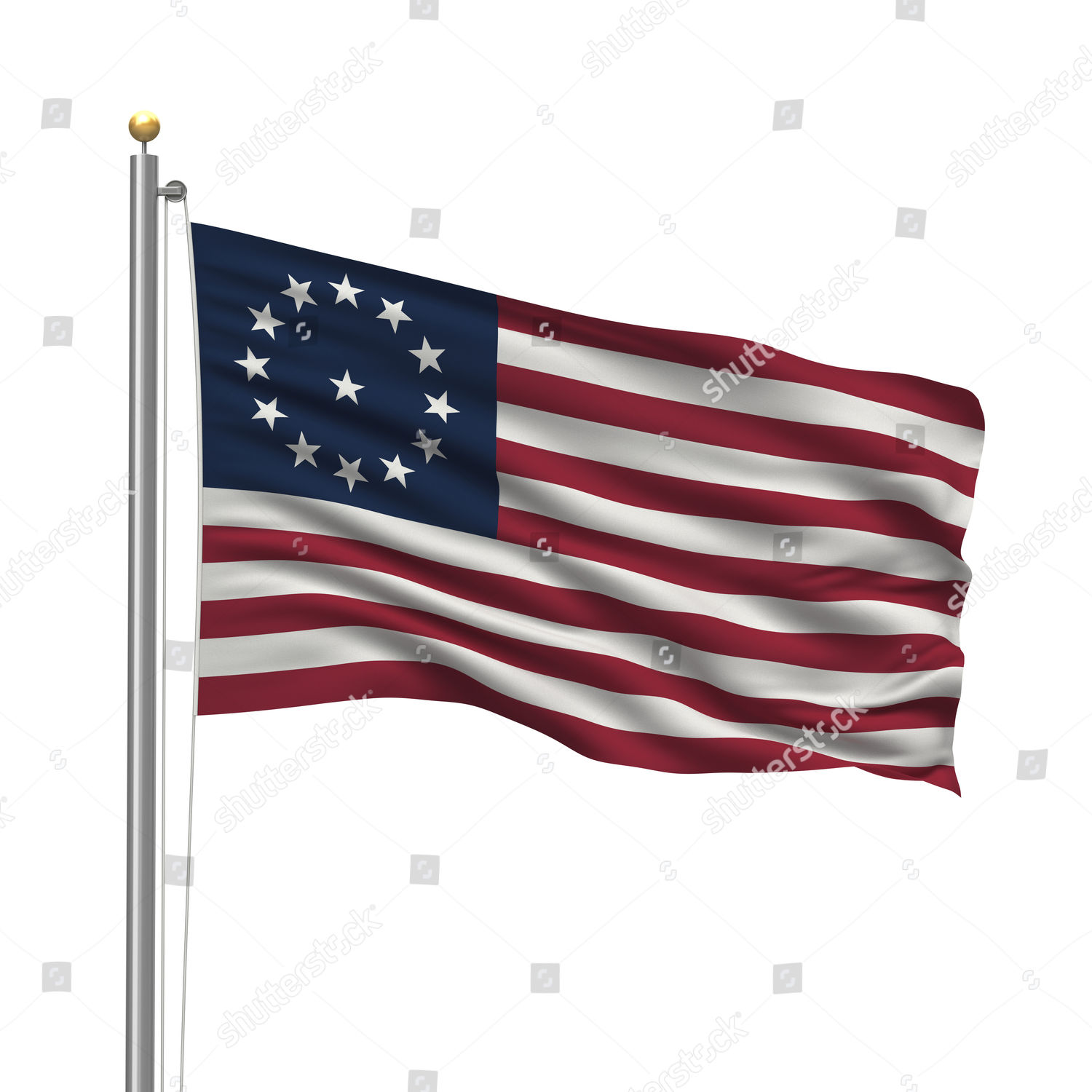 Cowpens Flag Flag Pole Waving Wind Editorial Stock Photo Stock Image Shutterstock