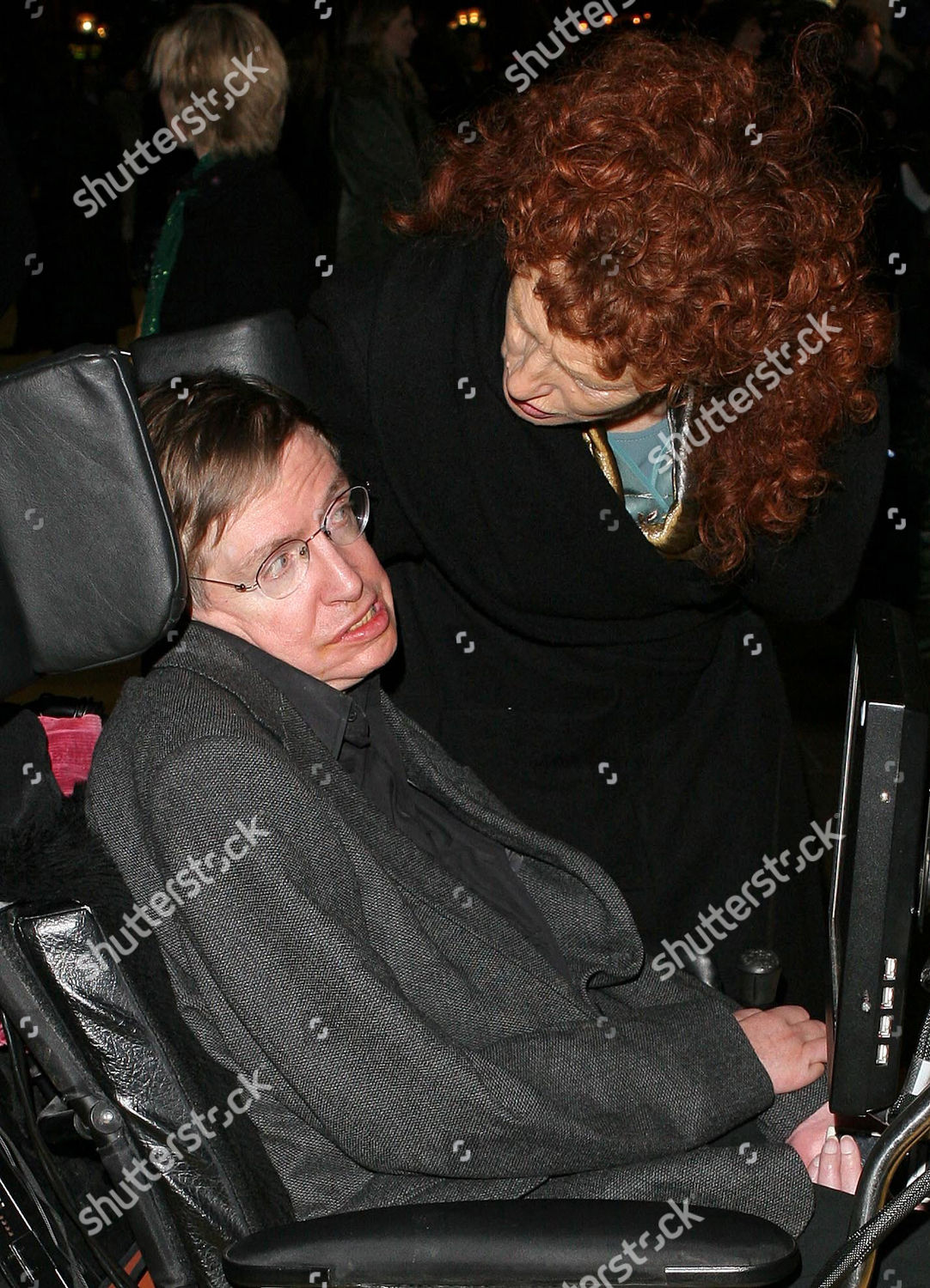 Stephen Hawking Wife Elaine Editorial Stock Photo - Stock Image
