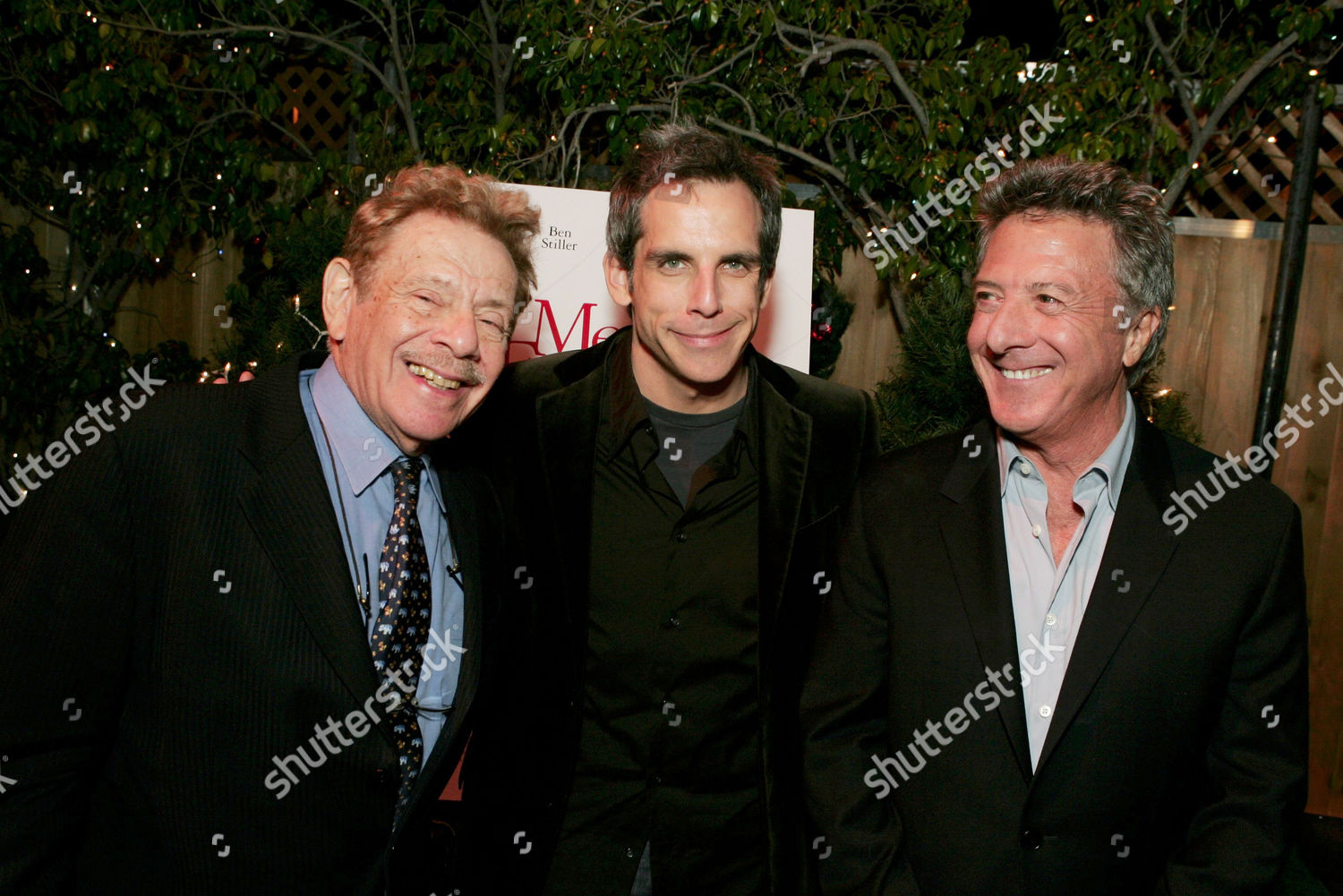 Jerry Stiller Ben Stiller Dustin Hoffman Editorial Stock Photo - Stock