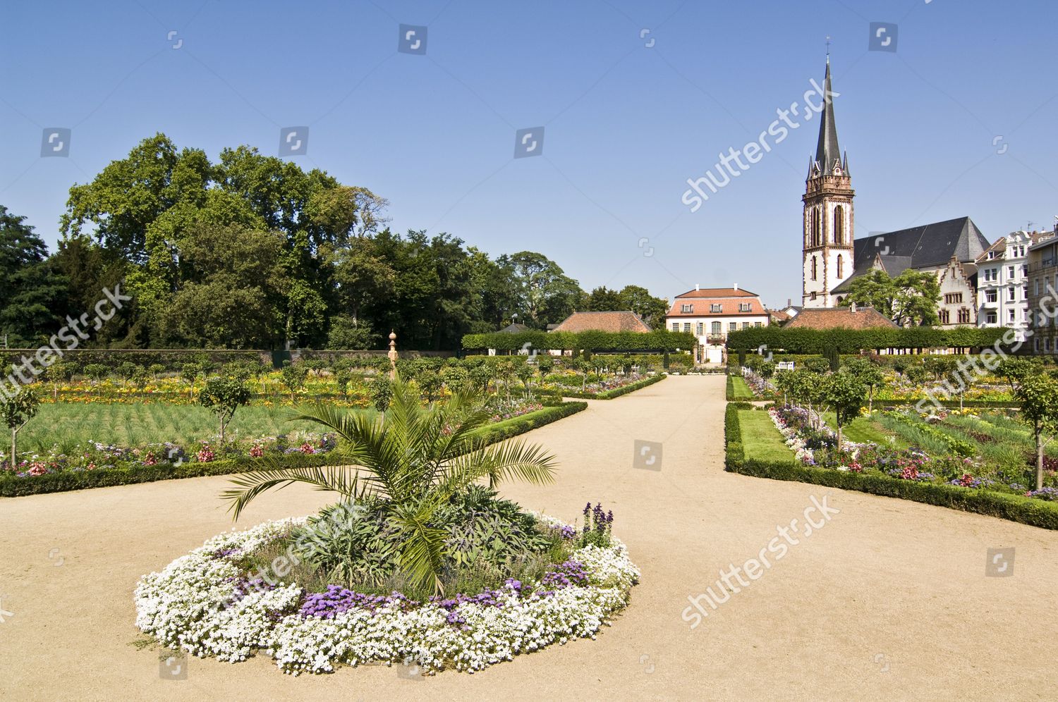 Prinz Georg Garten Prince George Garden Darmstadt Editorial Stock