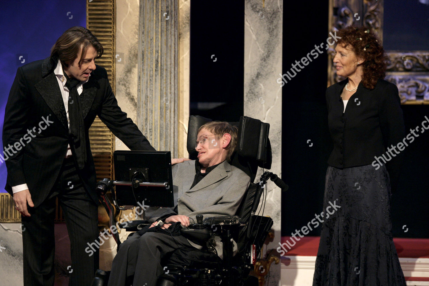 Jonathan Ross Stephen Hawking Wife Elaine Editorial Stock Photo Stock