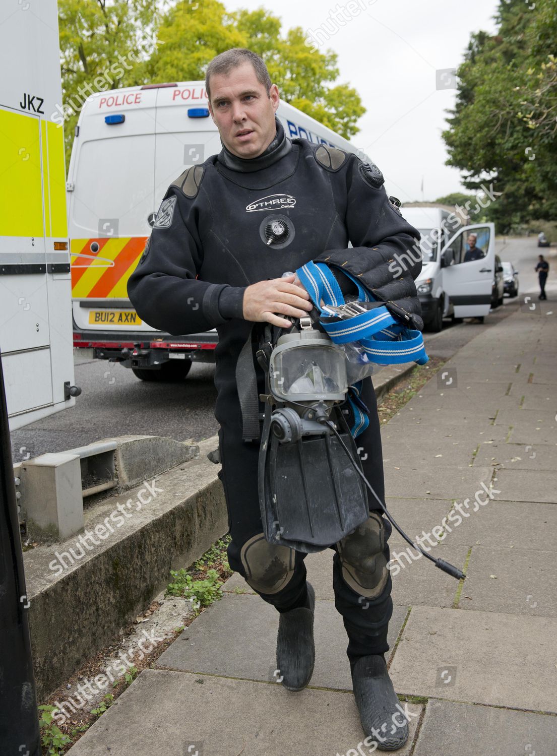 Police Dive Teams Search Dogs Search Editorial Stock Photo Stock