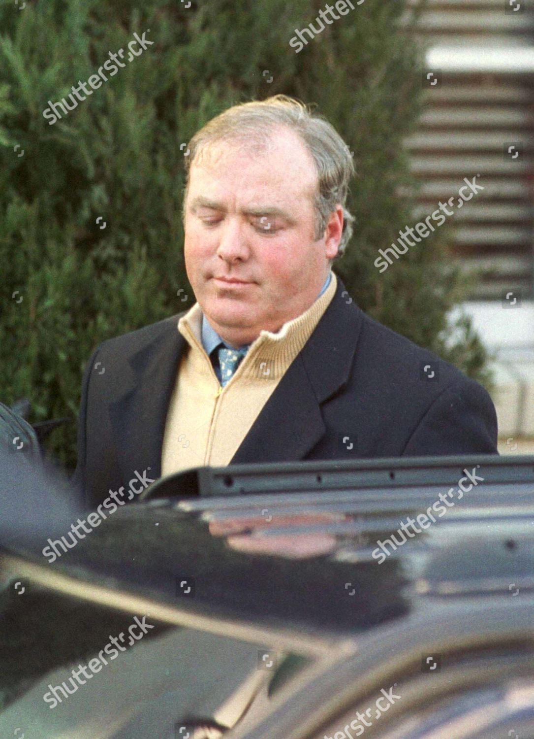 Kennedy Relative Michael Skakel Leaving Greenwich Editorial Stock Photo