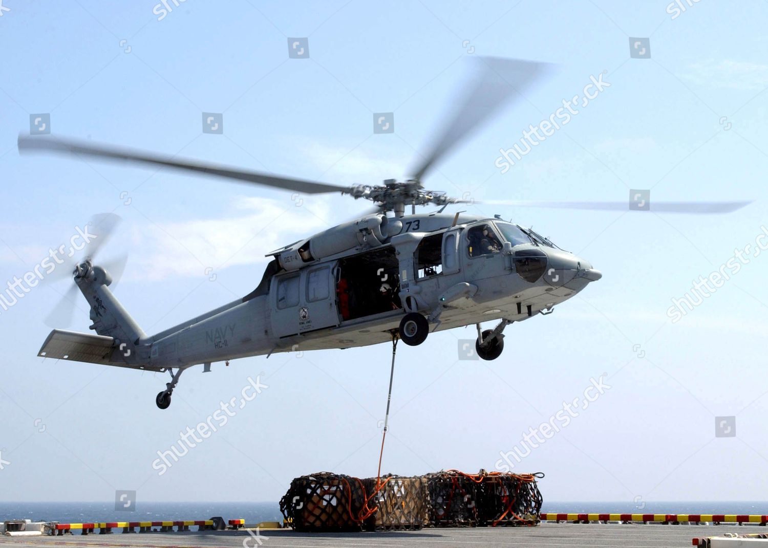 Seahawk Helicopter Prepares Land On Flight Editorial Stock Photo ...