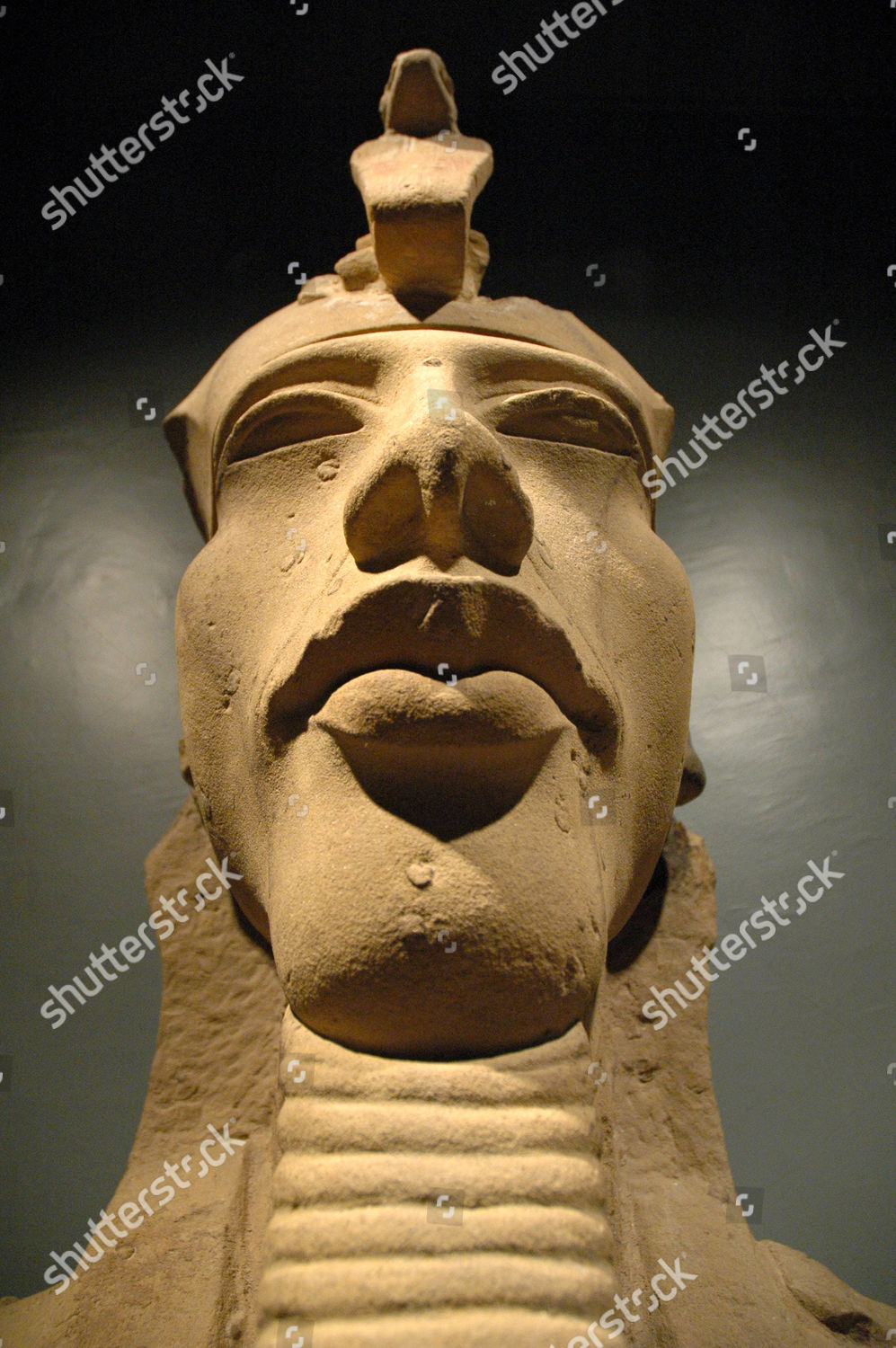 Luxor Museum Statue Heretic King Akhenaten Editorial Stock Photo ...