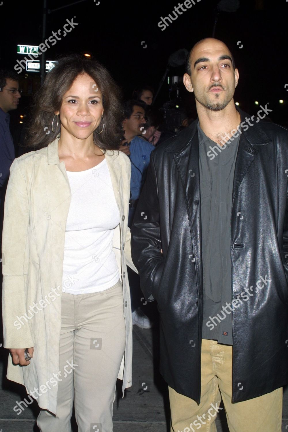 Rosie Perez Husband Seth Zvi Rosenfeld Editorial Stock Photo - Stock 