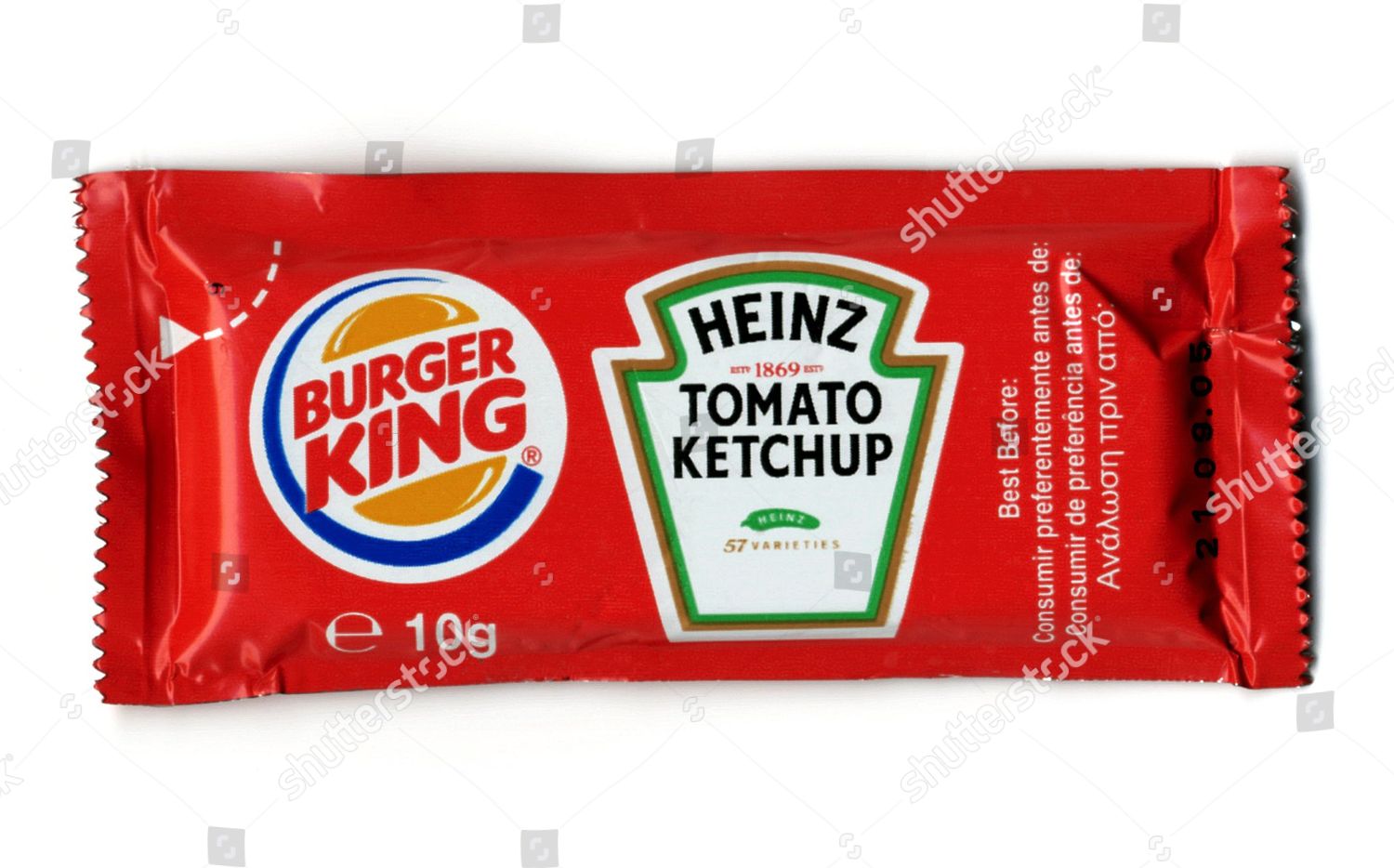 Sachet Burger King Tomato Sauce Editorial Stock Photo Stock Image Shutterstock