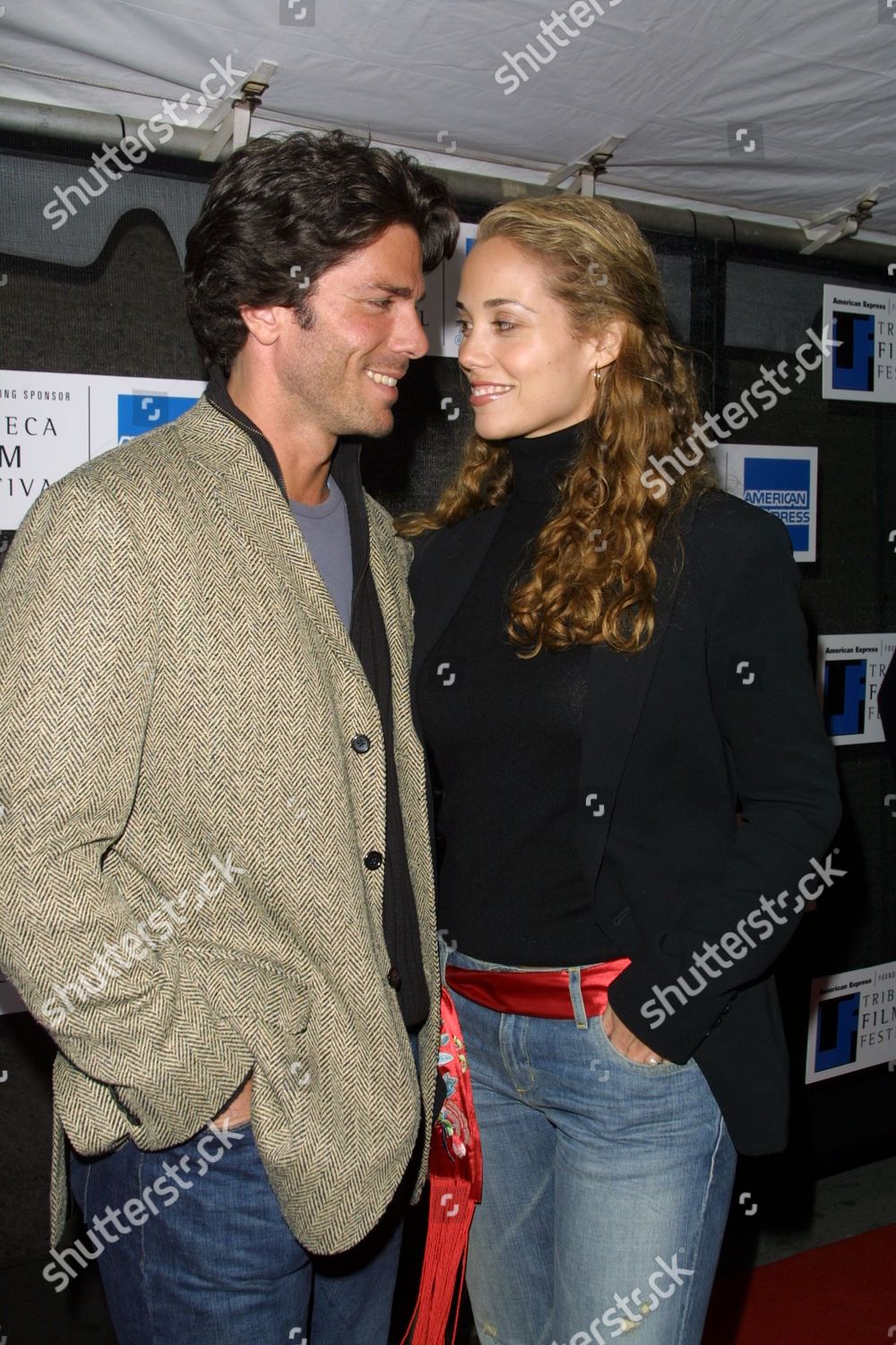 Elizabeth Berkley Fiance Arriving Closing Night Editorial Stock Photo 