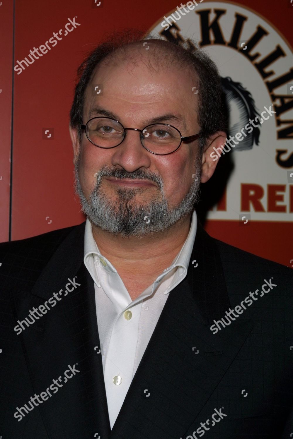 Salman Rushdie Arriving Afterparty Celebrating Premiere Editorial Stock