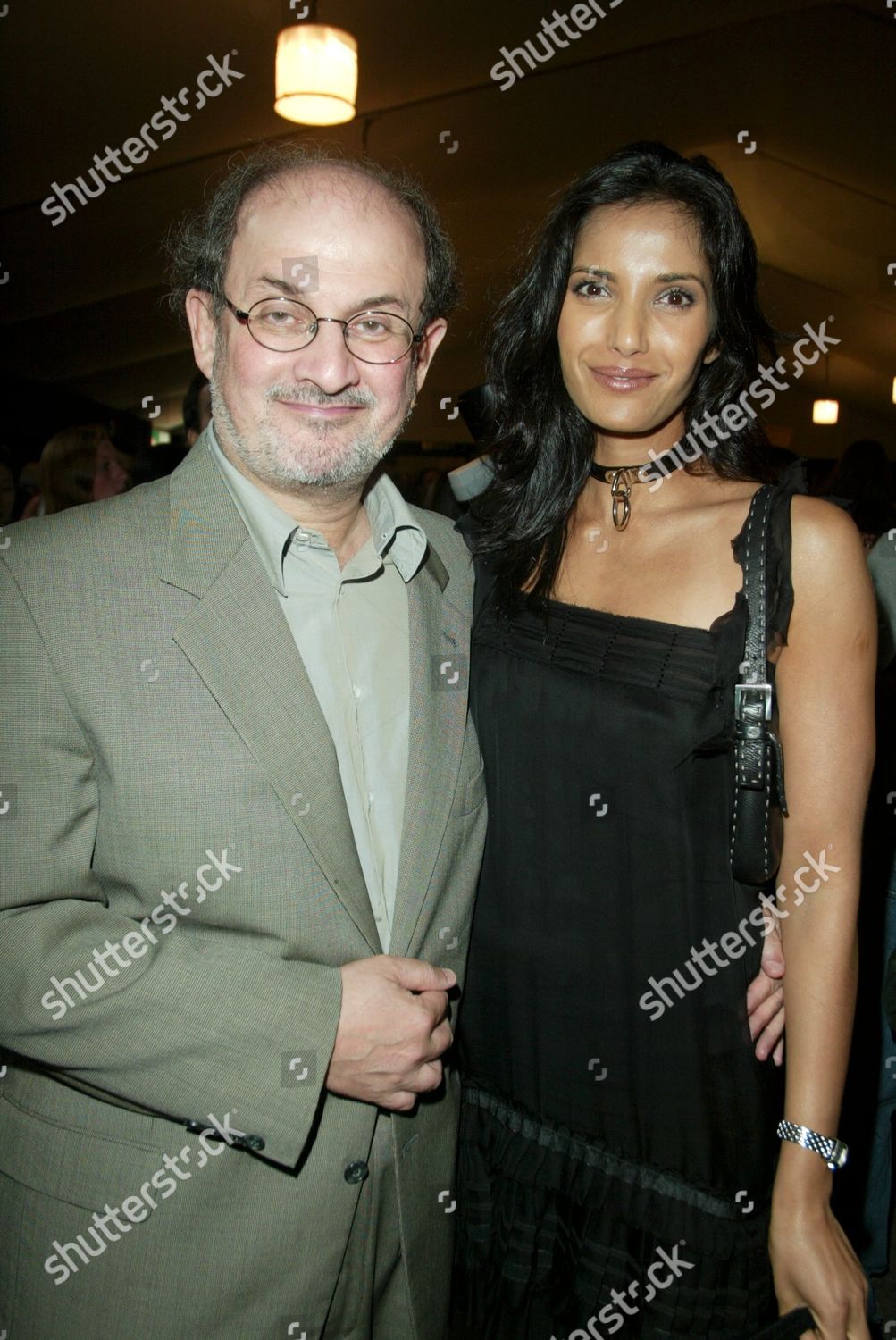 Salman Rushdie Padma Lakshmi Editorial Stock Photo - Stock Image ...