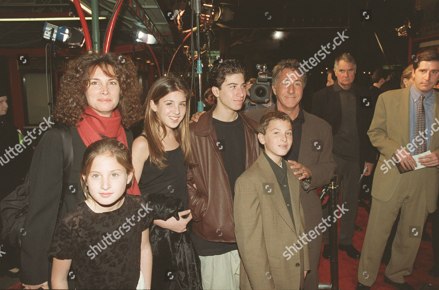 Dustin Hoffman His Family Editorial Stock Photo - Stock Image