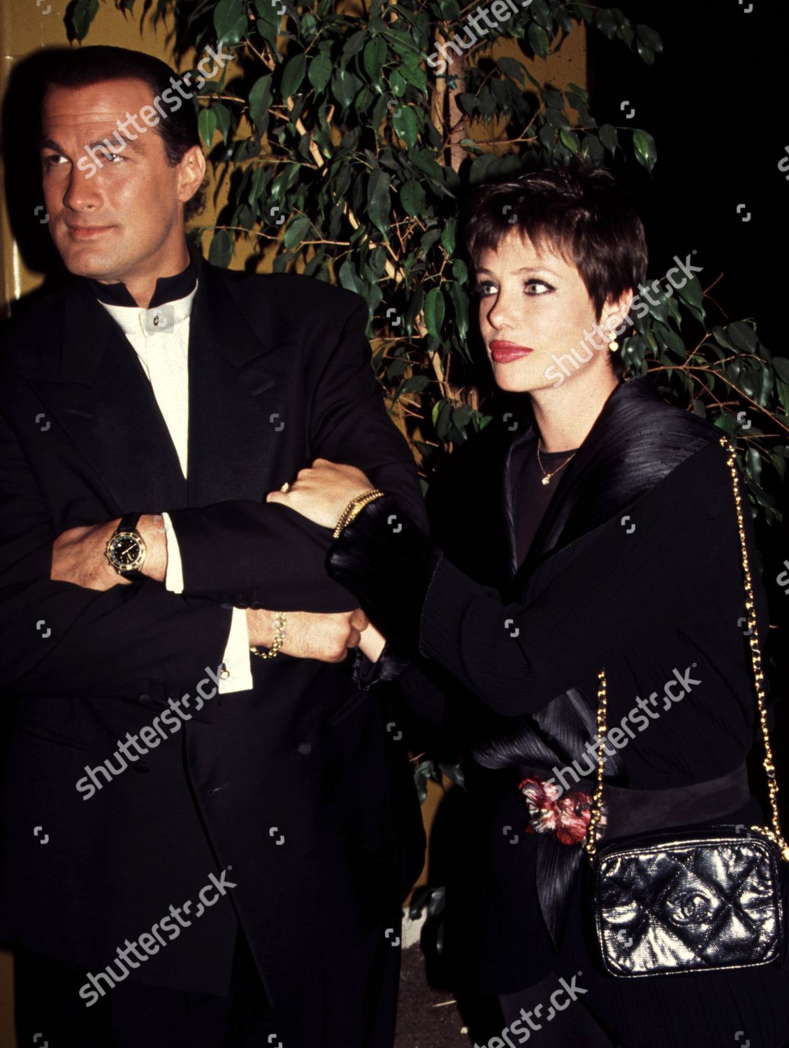 Actor Steven Seagal And Wife Kelly Lebrock News Photo