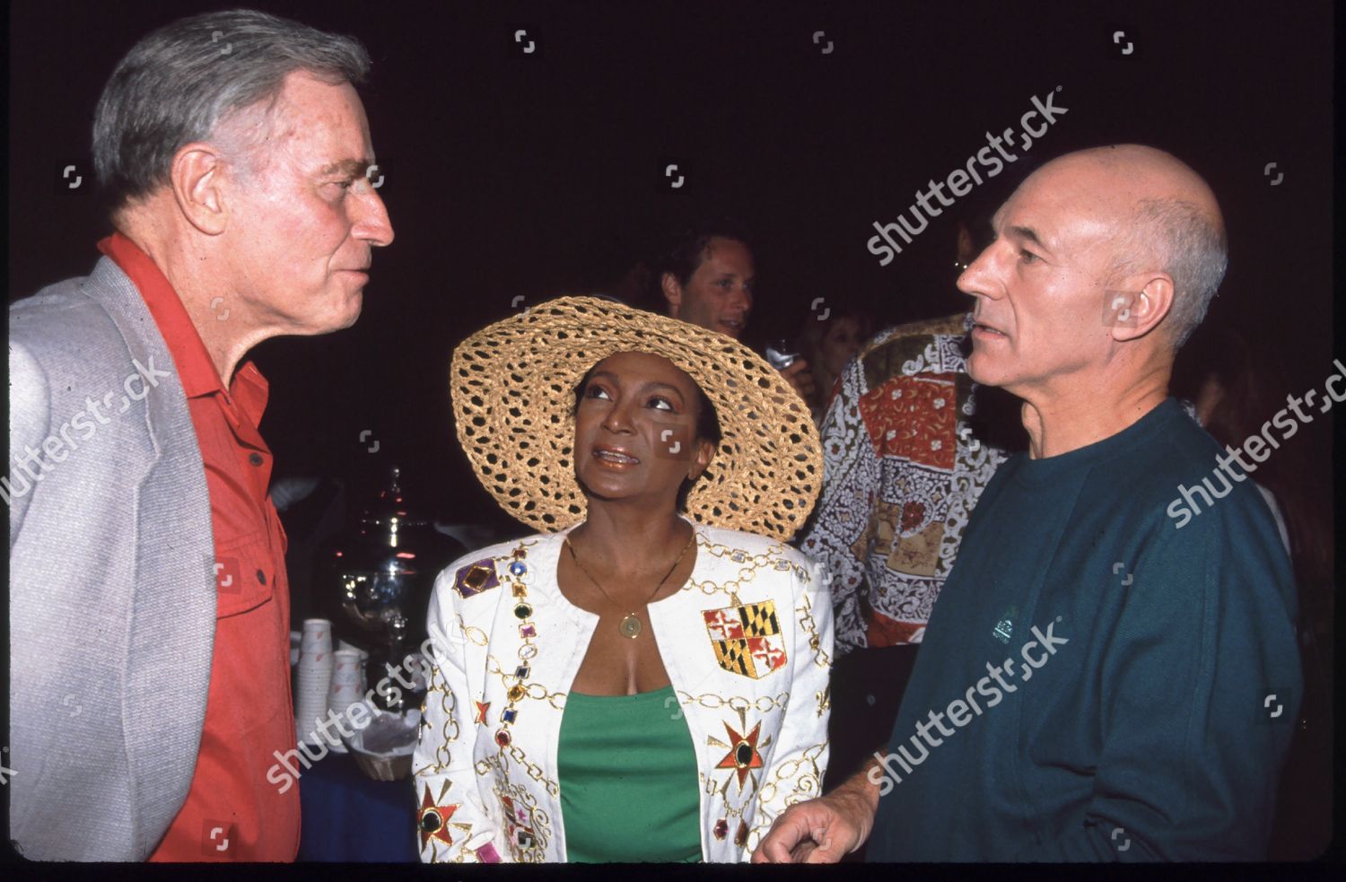 Charlton Heston Nichelle Nichols Patrick Stewart Editorial Stock Photo ...