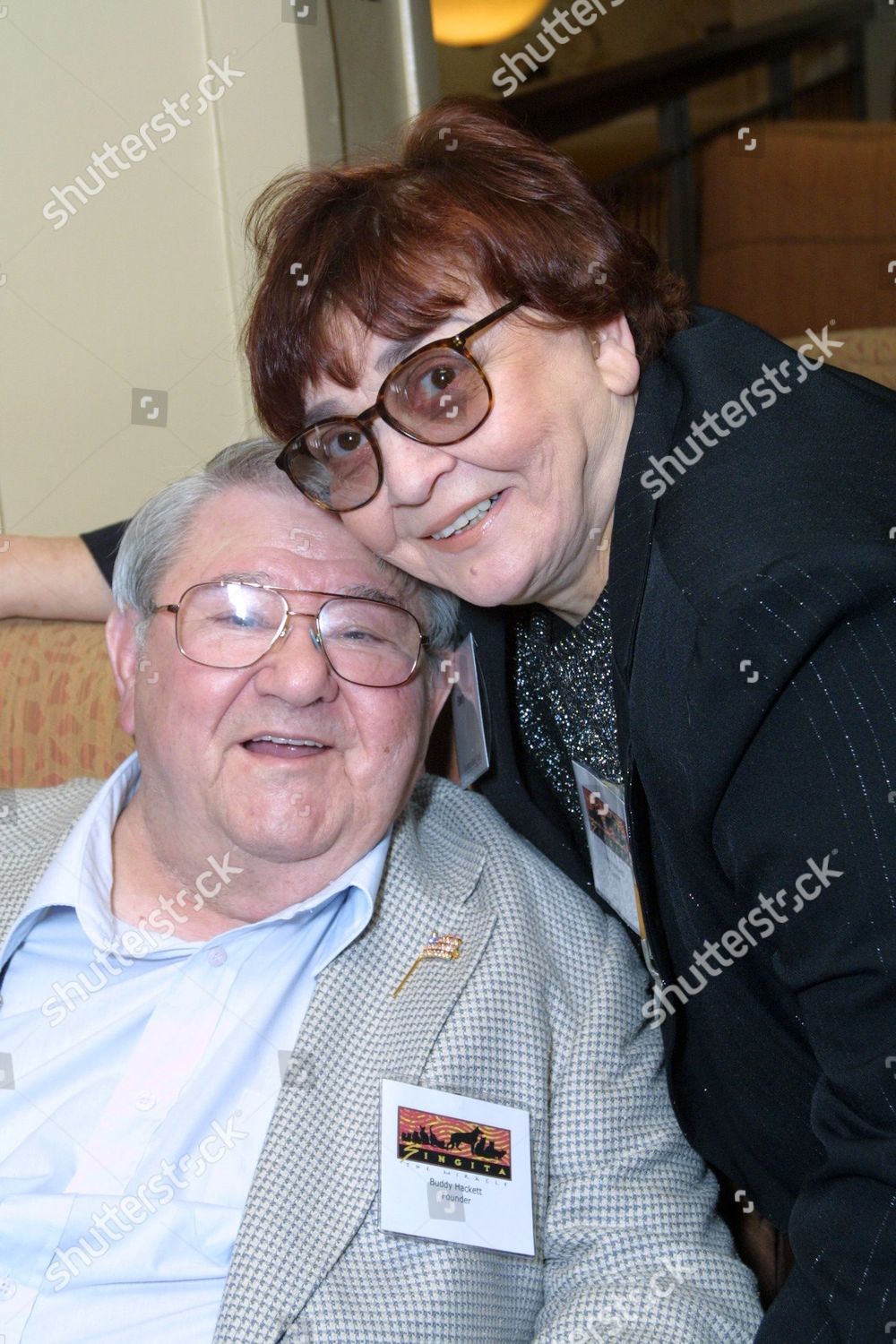 Buddy Hackett Sherry Hackett Editorial Stock Photo Stock Image