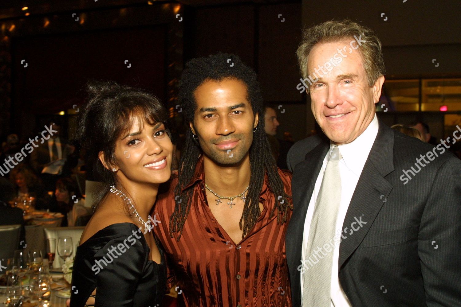 Halle Berry Eric Benet Warren Beatty Editorial Stock Photo - Stock