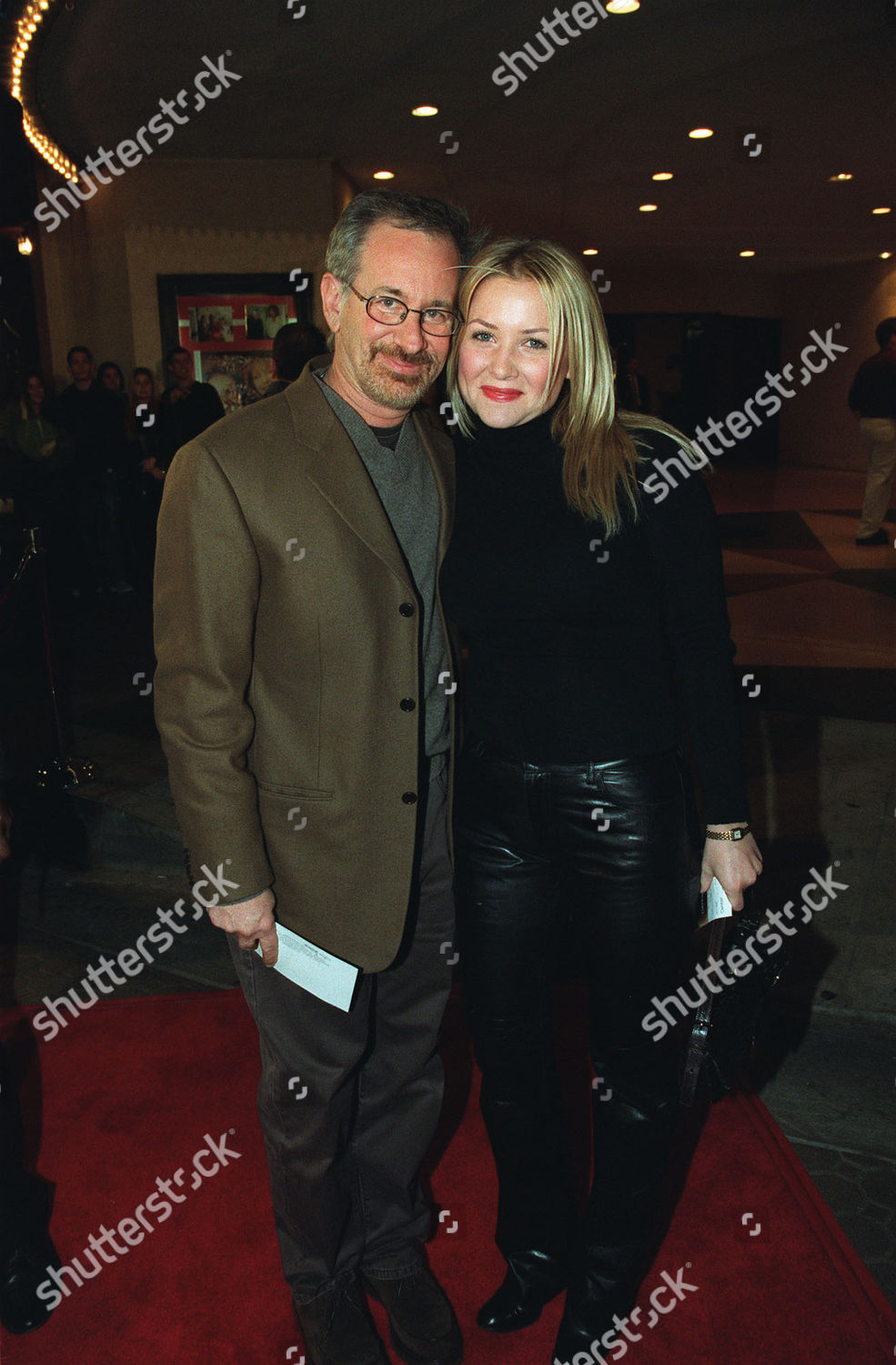 Steven Spielberg Jessica Capshaw Editorial Stock Photo - Stock Image 