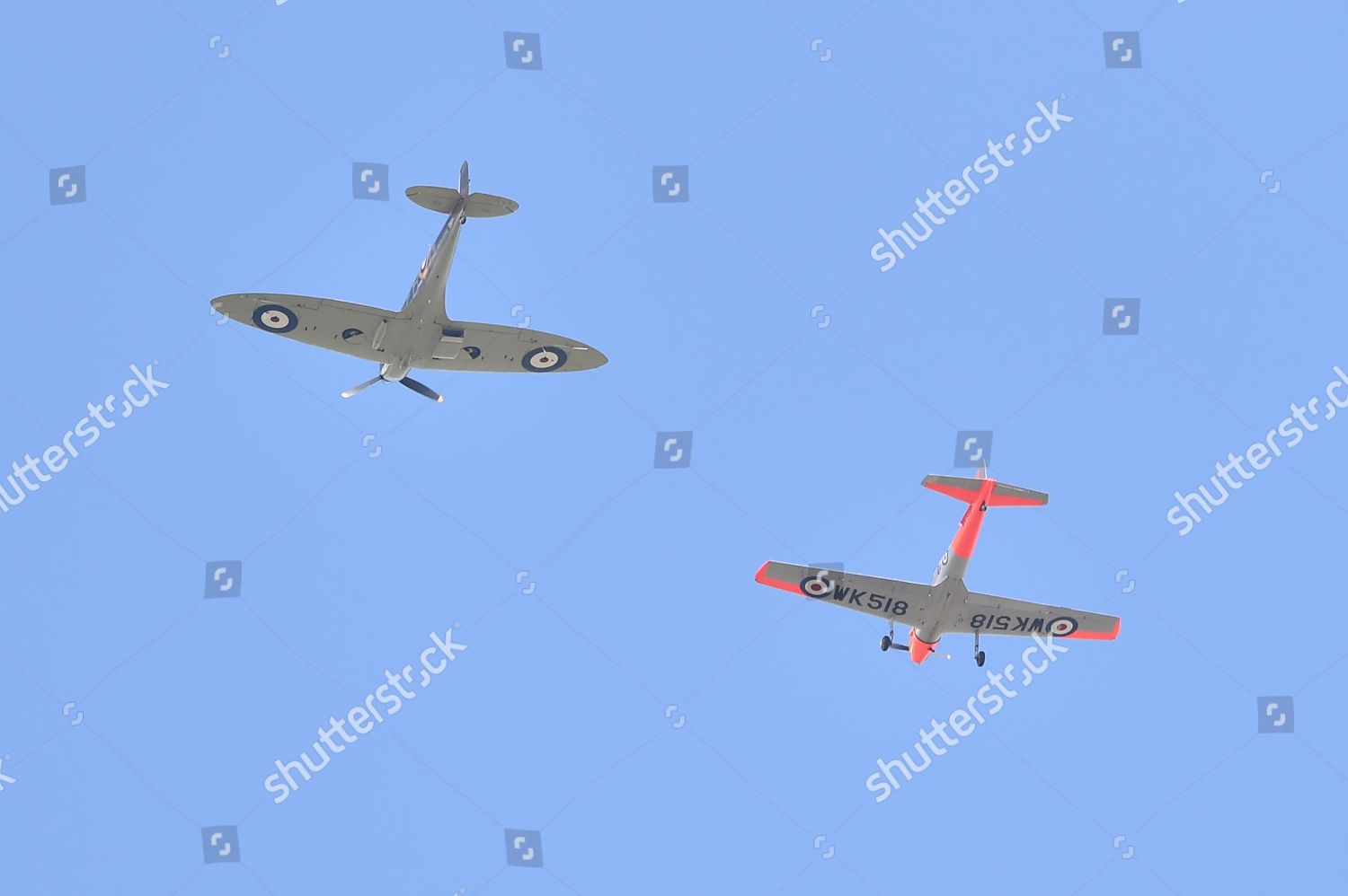 Prince William Flying Chipmunk Battle Britain Editorial Stock Photo