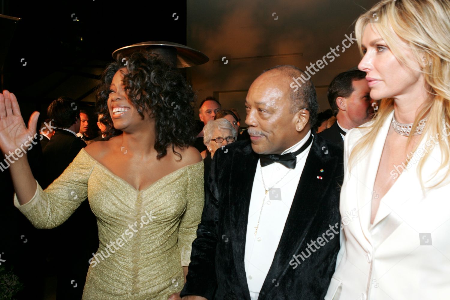 Oprah Winfrey Quincy Jones Kimberly Hefner Editorial Stock Photo ...