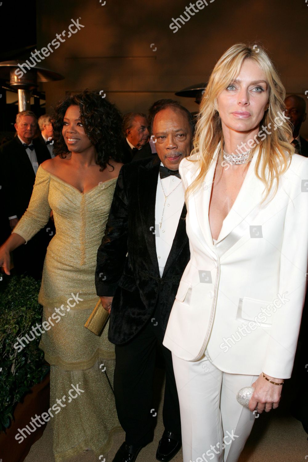 Oprah Winfrey Quincy Jones Kimberly Hefner Editorial Stock Photo ...