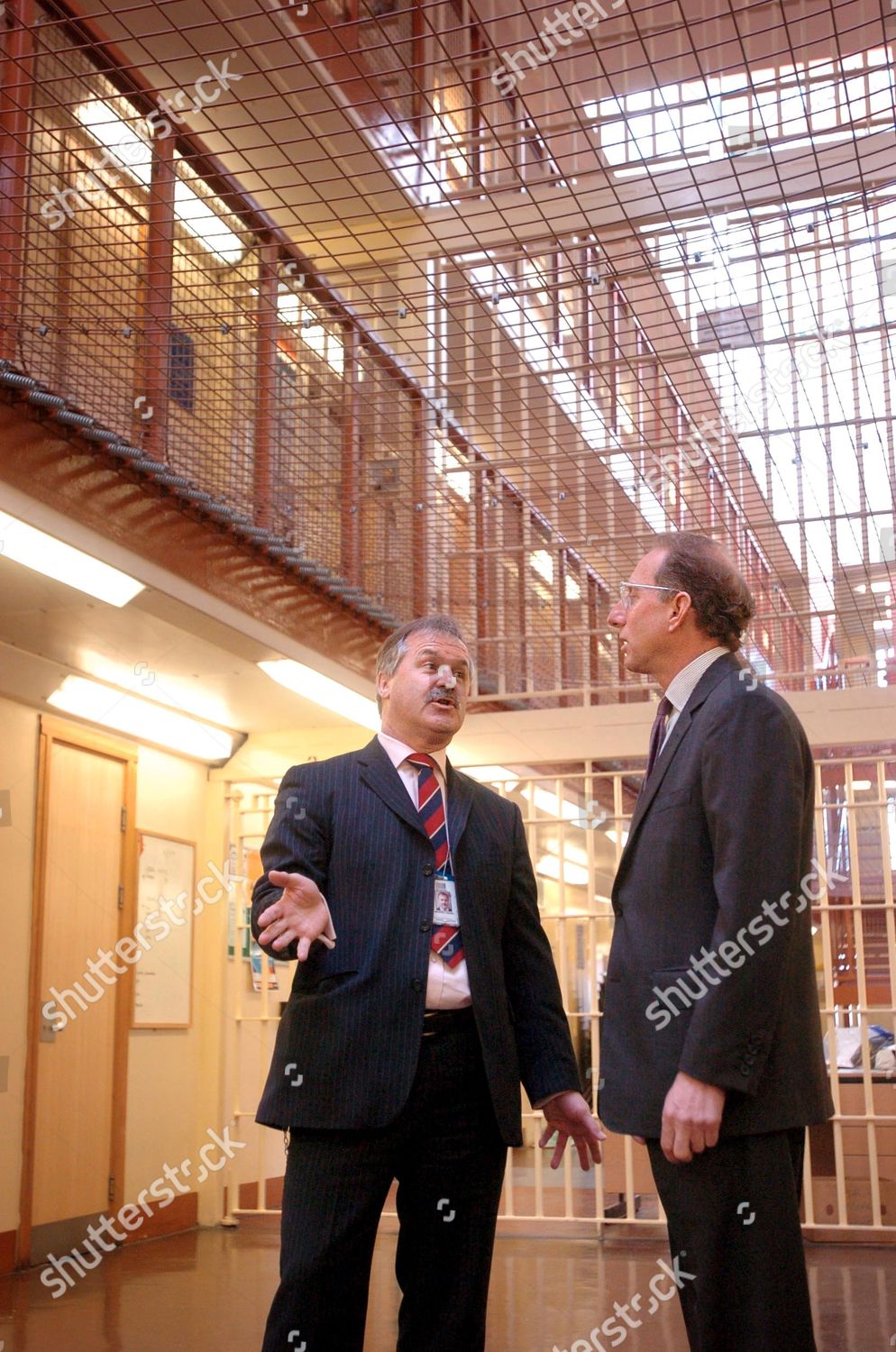 Geoff Hughes Governor Belmarsh David Landman Editorial Stock Photo