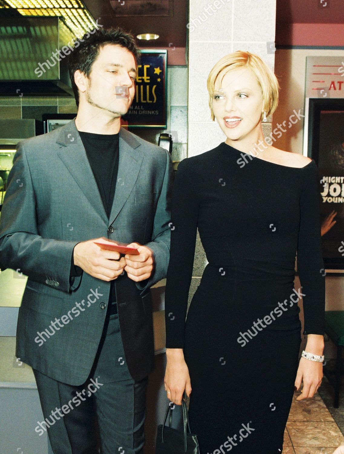 Stephan Jenkins Charlize Theron Editorial Stock Photo - Stock Image