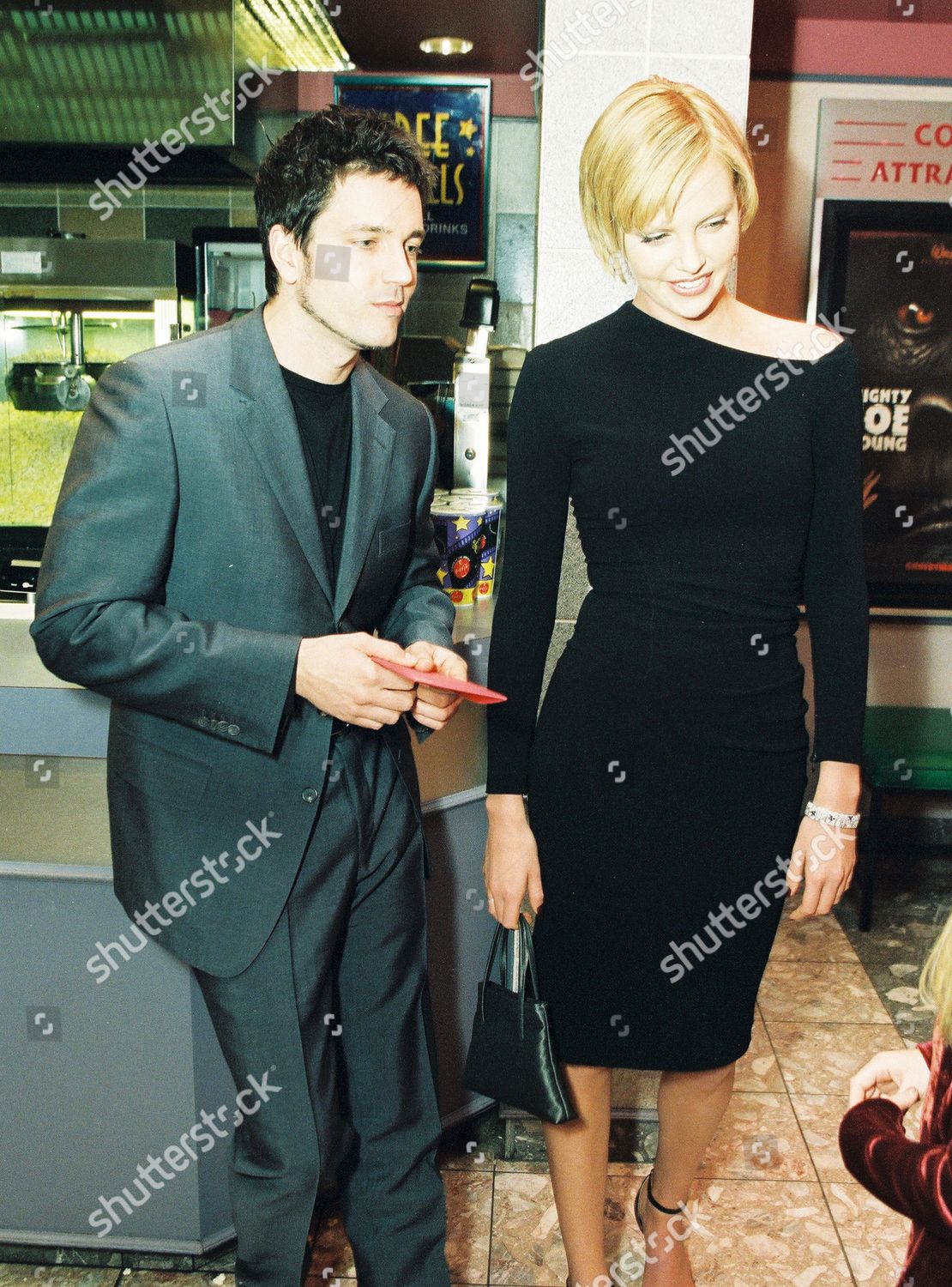 Stephan Jenkins Charlize Theron Editorial Stock Photo - Stock Image