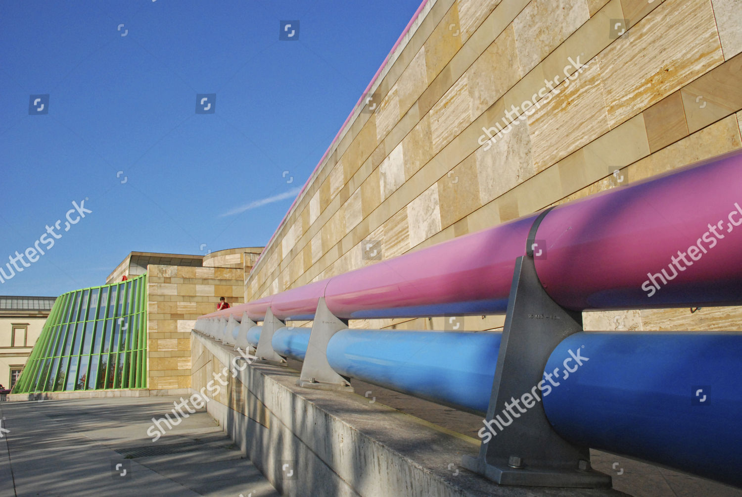 New State Gallery Architekt James Stirling Editorial Stock Photo