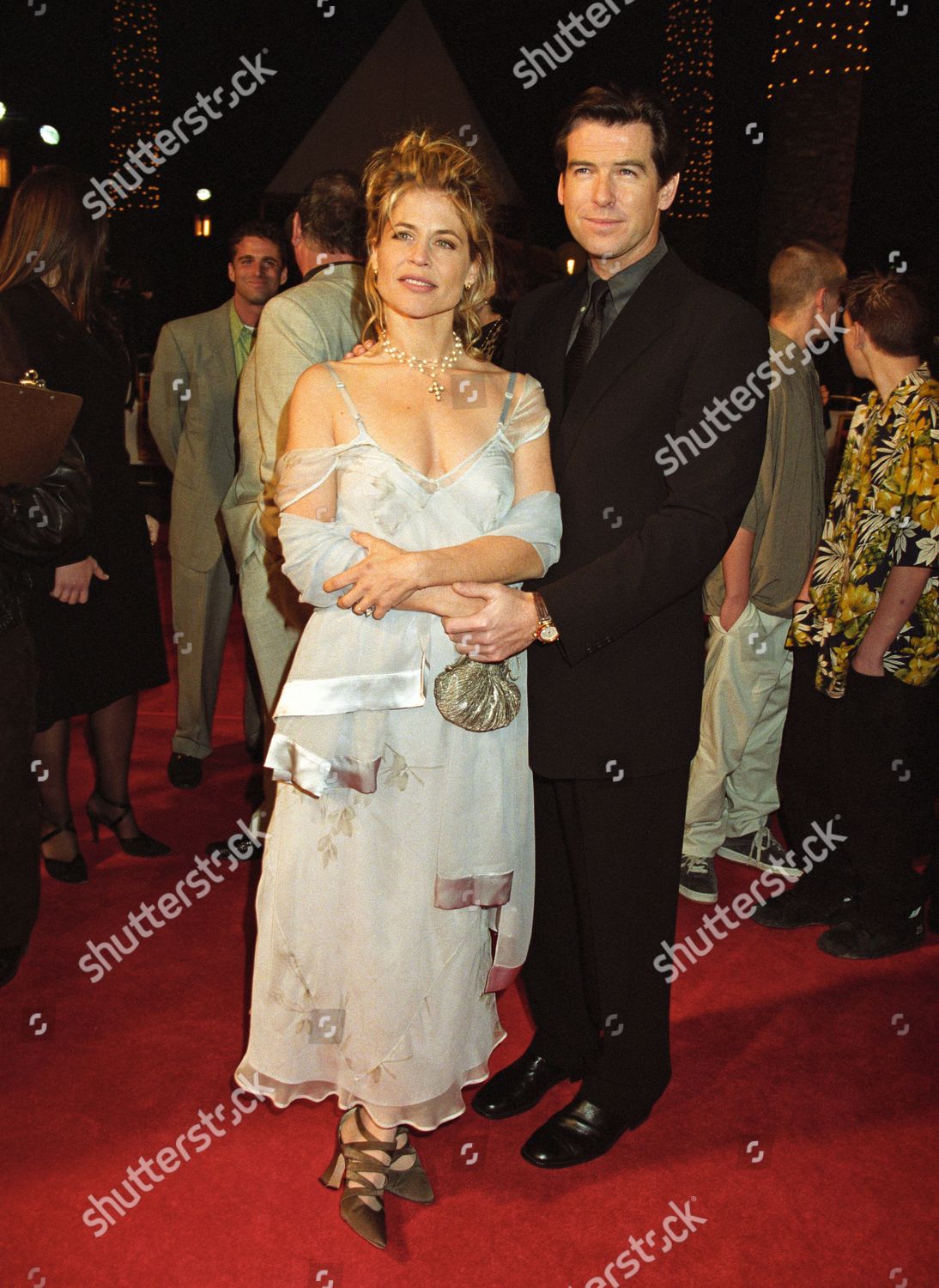Linda Hamilton Pierce Brosnan Editorial Stock Photo - Stock Image