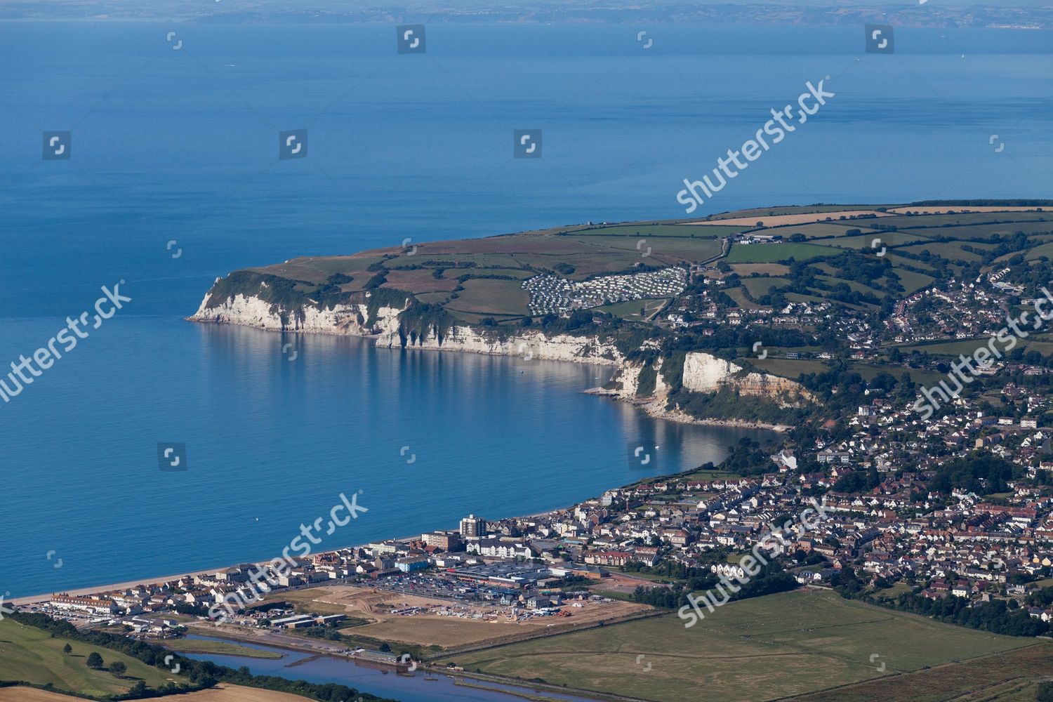 Seaton Bay Devon Editorial Stock Photo - Stock Image | Shutterstock