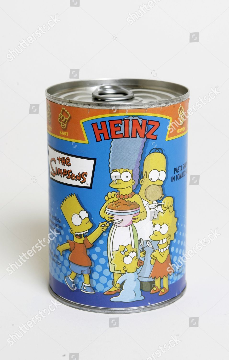 Heinz Simpsons Shaped Spaghetti Tomato Sauce - Foto de stock de contenido  editorial: imagen de stock | Shutterstock