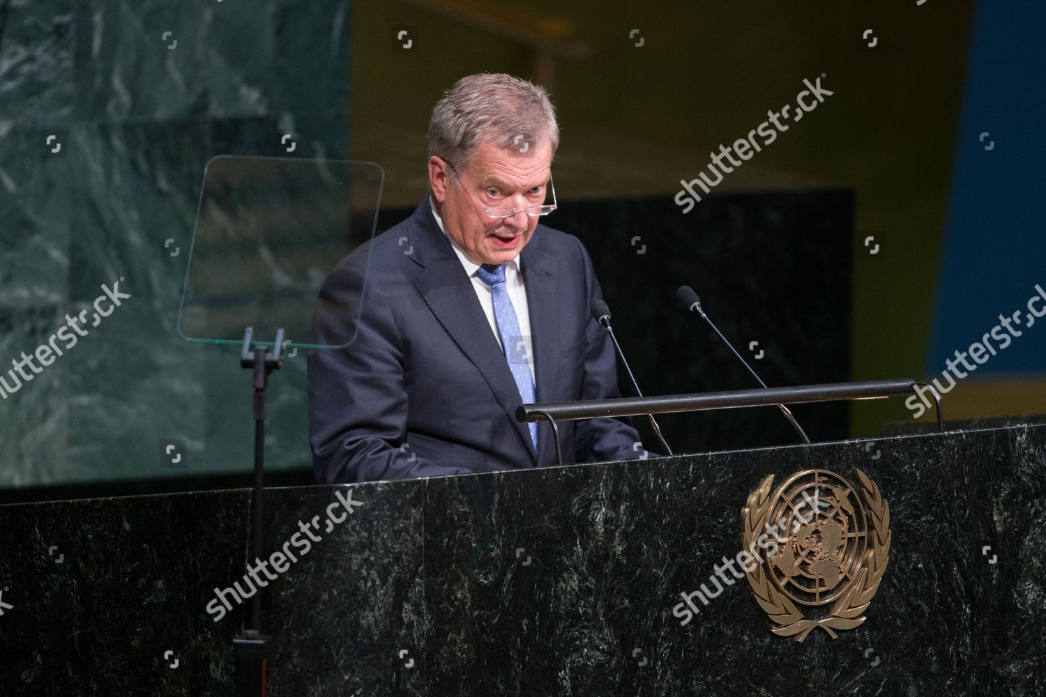 Finnish President Sauli Niinisto Editorial Stock Photo - Stock Image ...