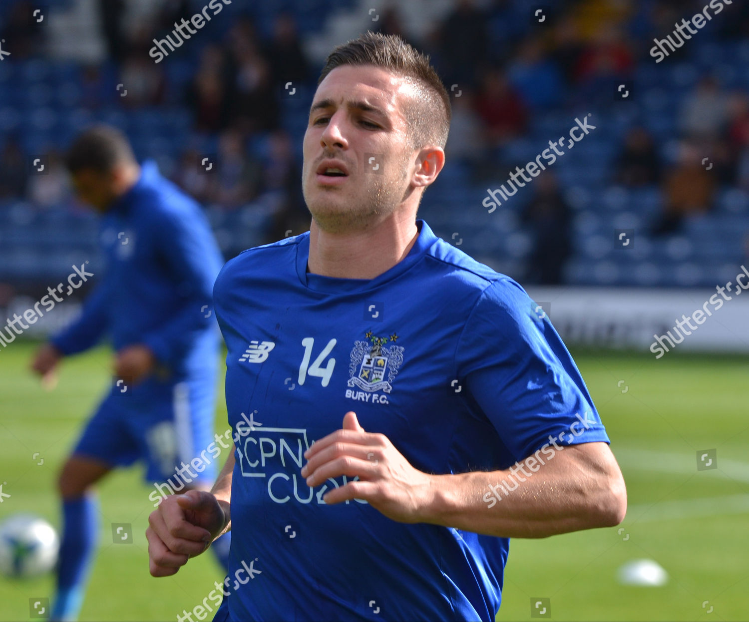 Bury Defender Craig Jones Warms Before Editorial Stock Photo - Stock ...