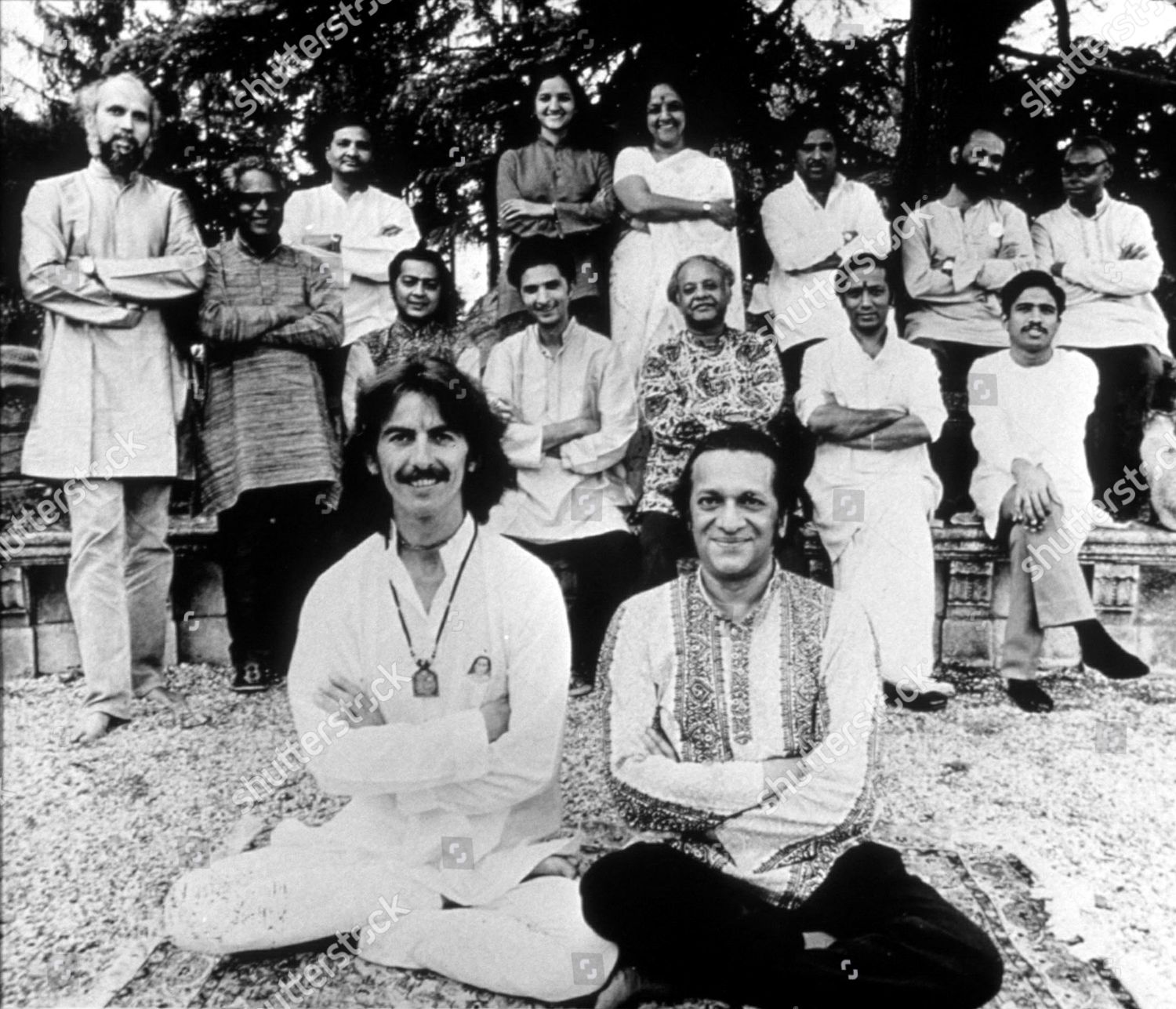 GEORGE HARRISON RAVI SHANKAR Foto editorial en stock; Imagen en ...