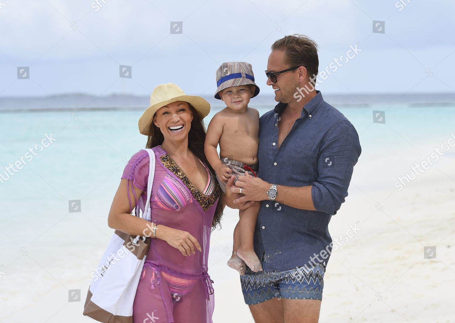 Charlotte Perrelli Adrian Romeo Perrellijensen Anders Jensen Redaktionelles Stockfoto Stockbild Shutterstock